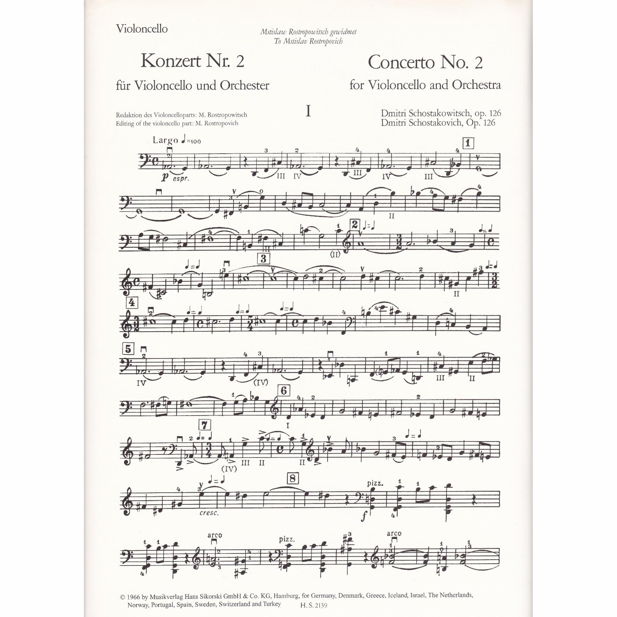 Cello Concerto No. 2, Op. 126