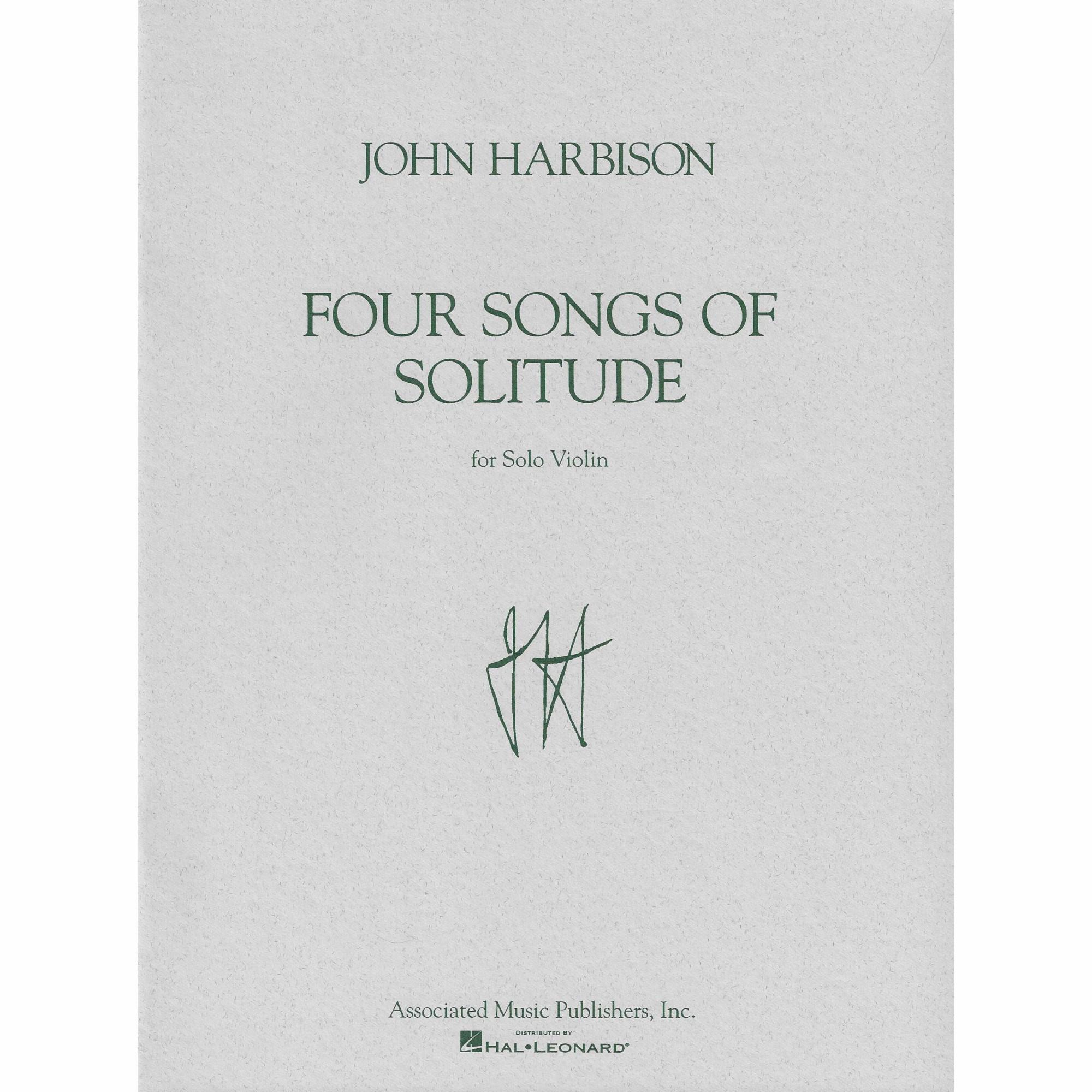 Harbison -- Four Songs of Solitude for Solo Violin