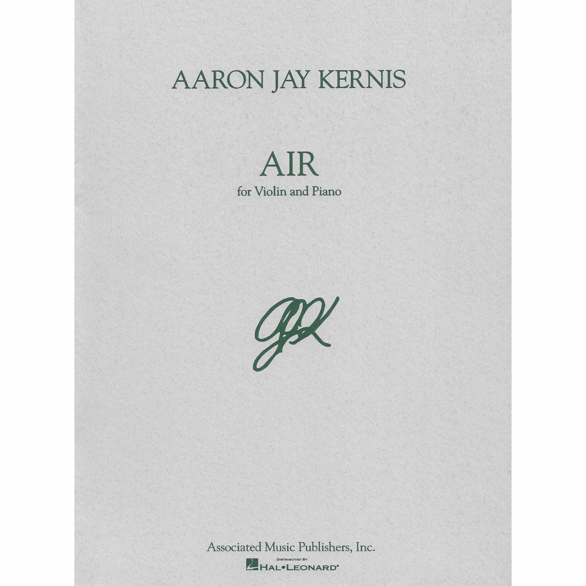 Kernis - Air for Violin and Piano