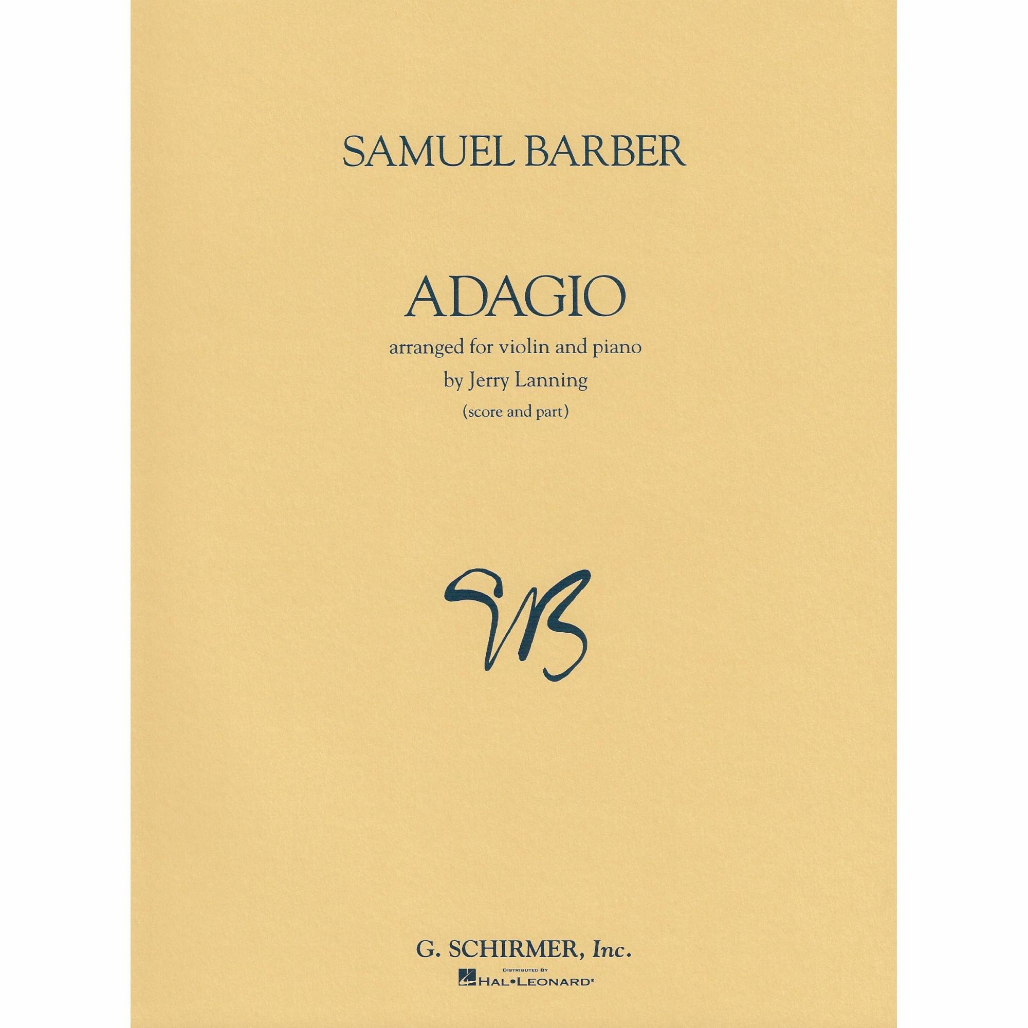 Barber -- Adagio for Violin and Piano
