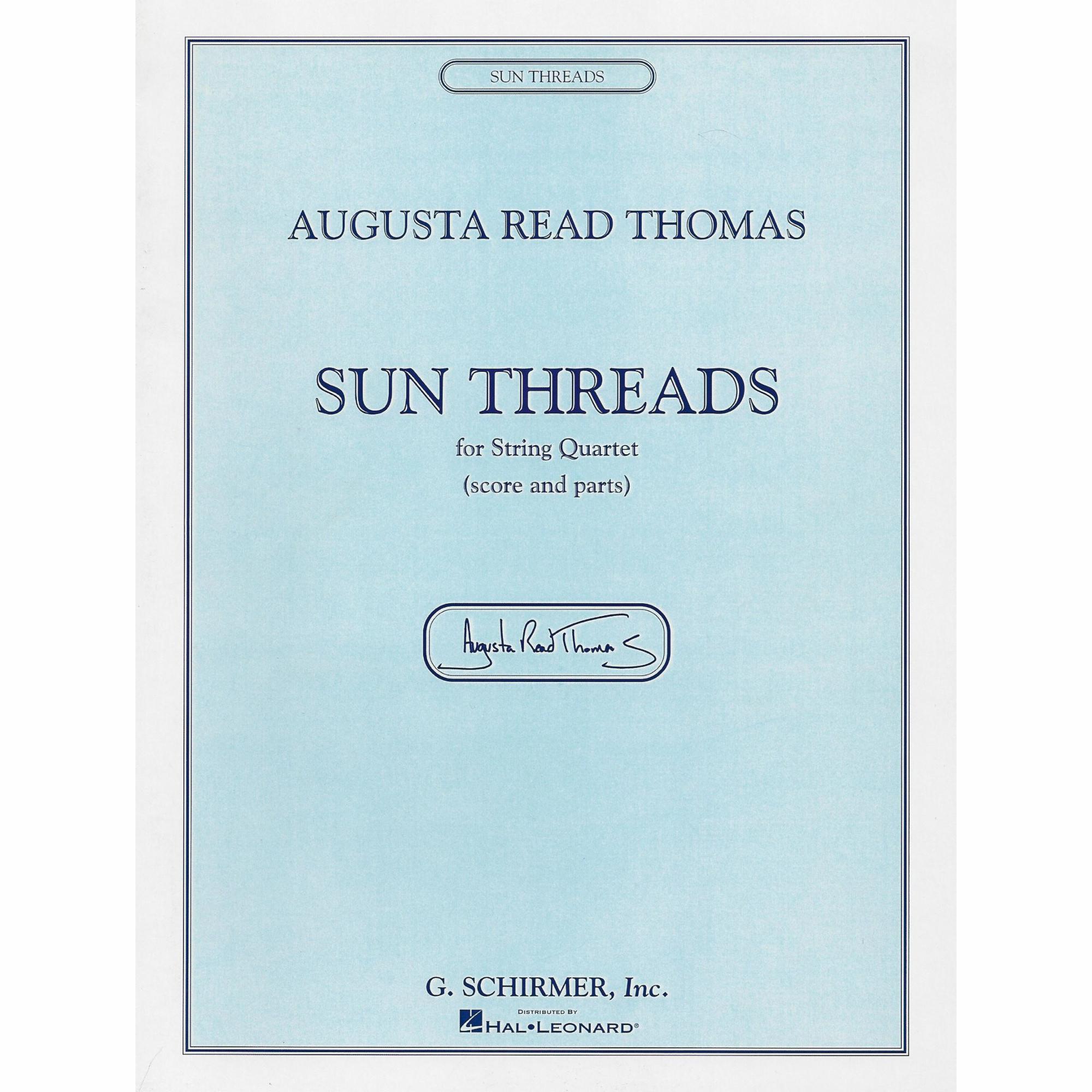 Thomas -- Sun Threads for String Quartet