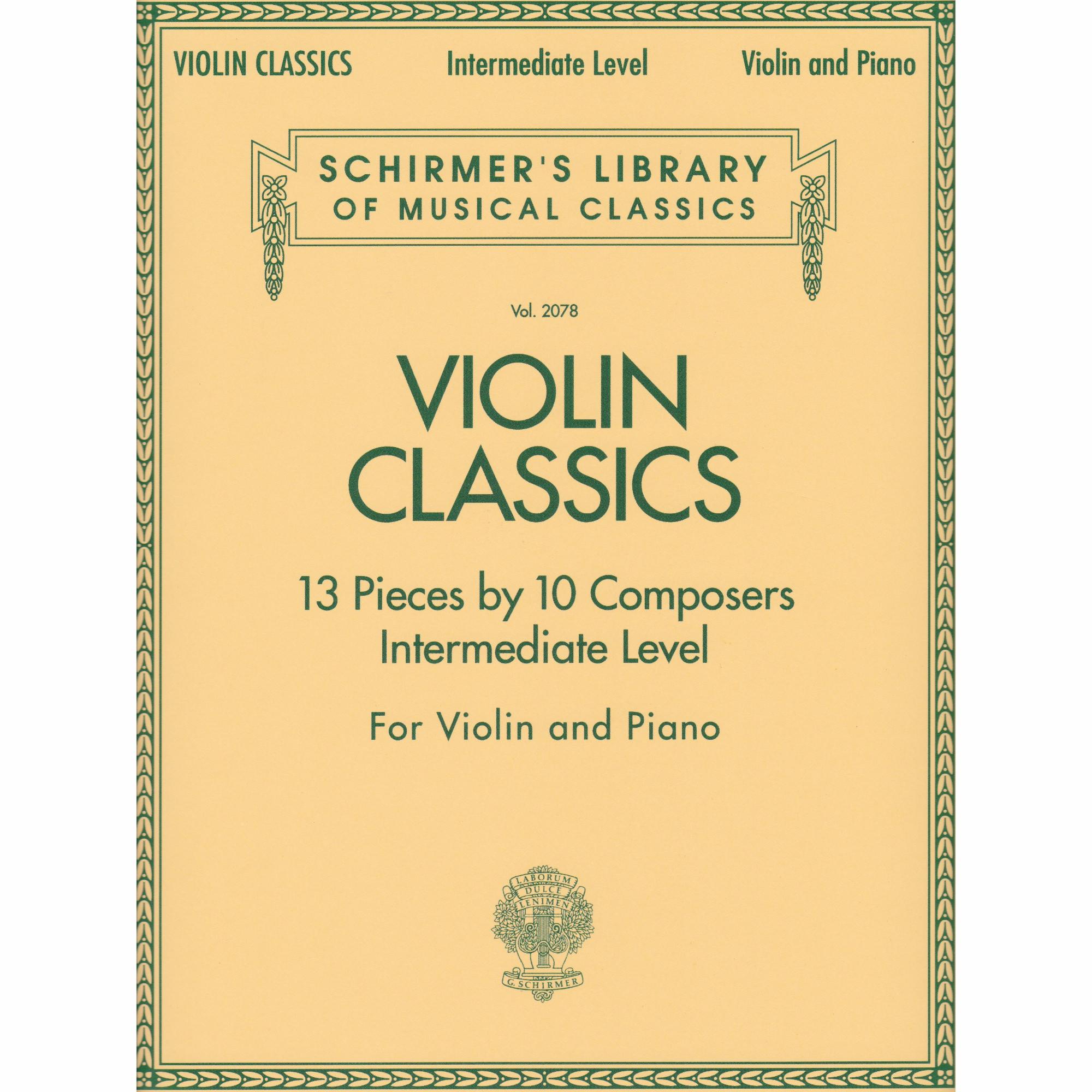 Intermediate Classics for Violin and Piano