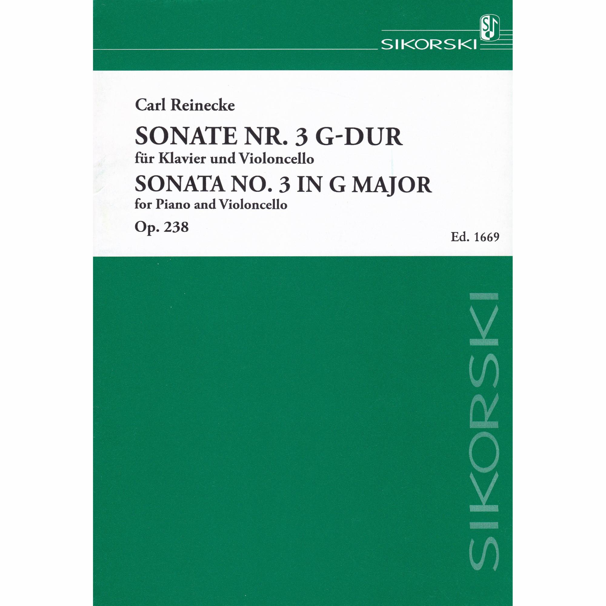 Cello Sonata No. 3 in G Major, Op. 238