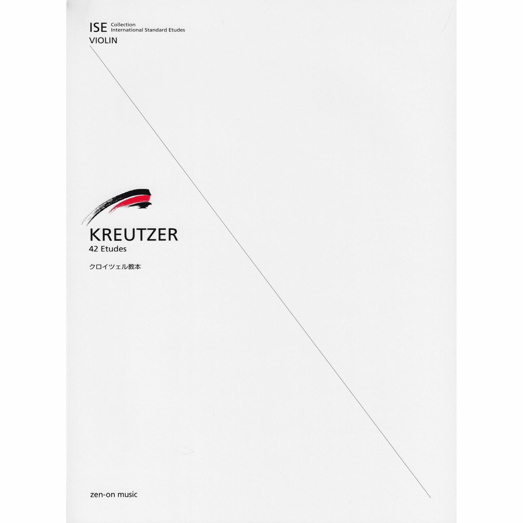 Kreutzer -- 42 Etudes for Violin