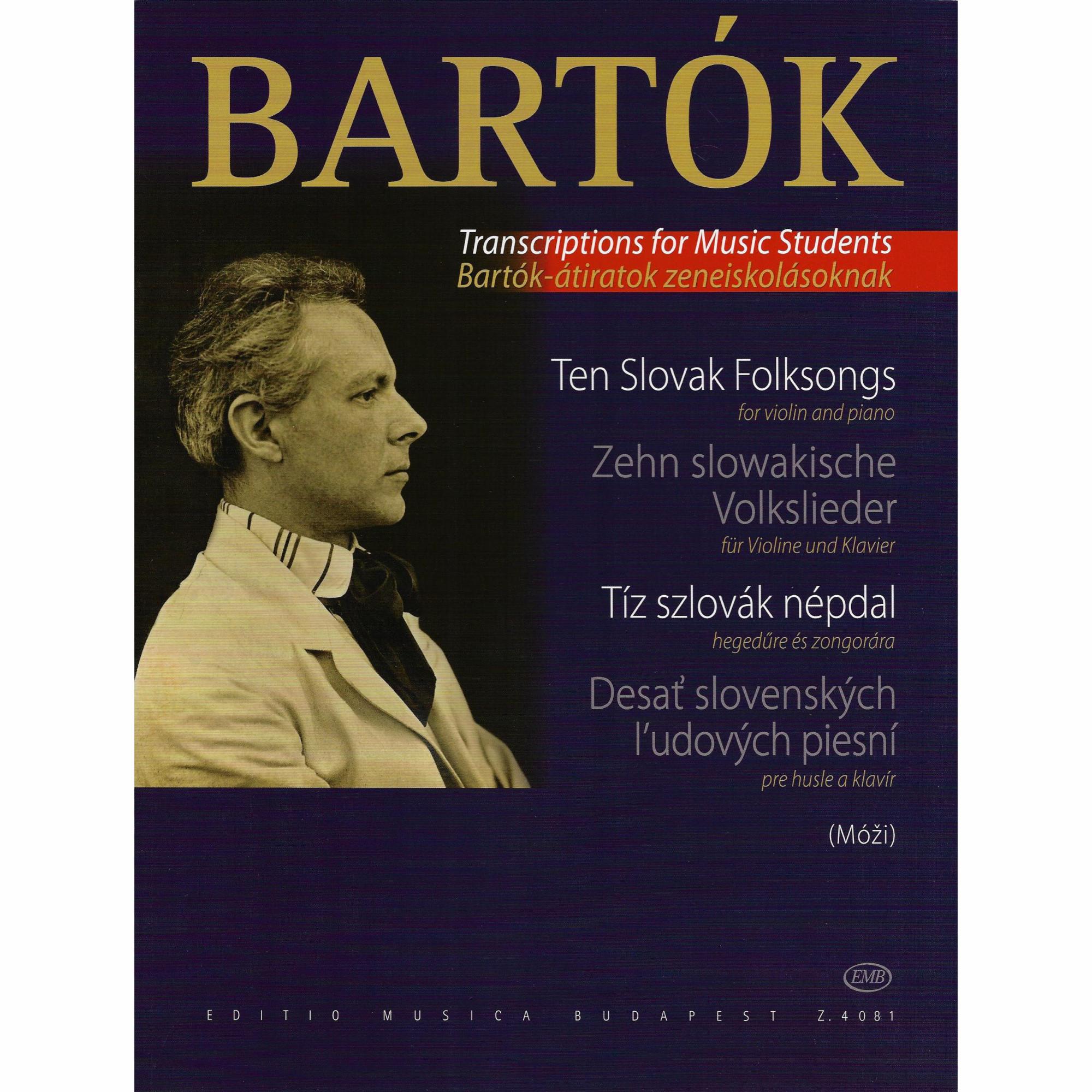 Bartok -- Ten Slovak Folksongs for Violin and Piano