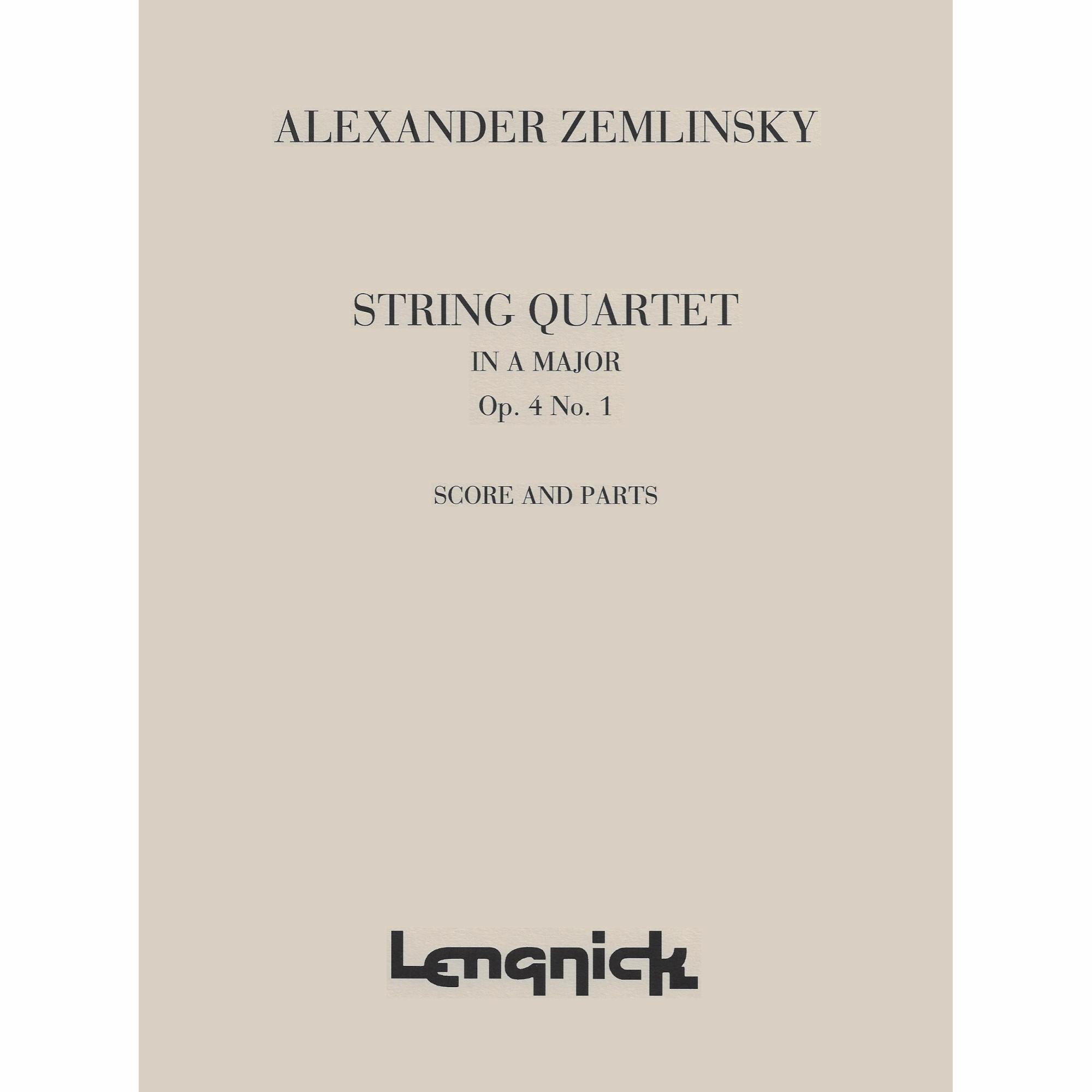 Zemlinsky -- String Quartet in A Major, Op. 4, No. 1