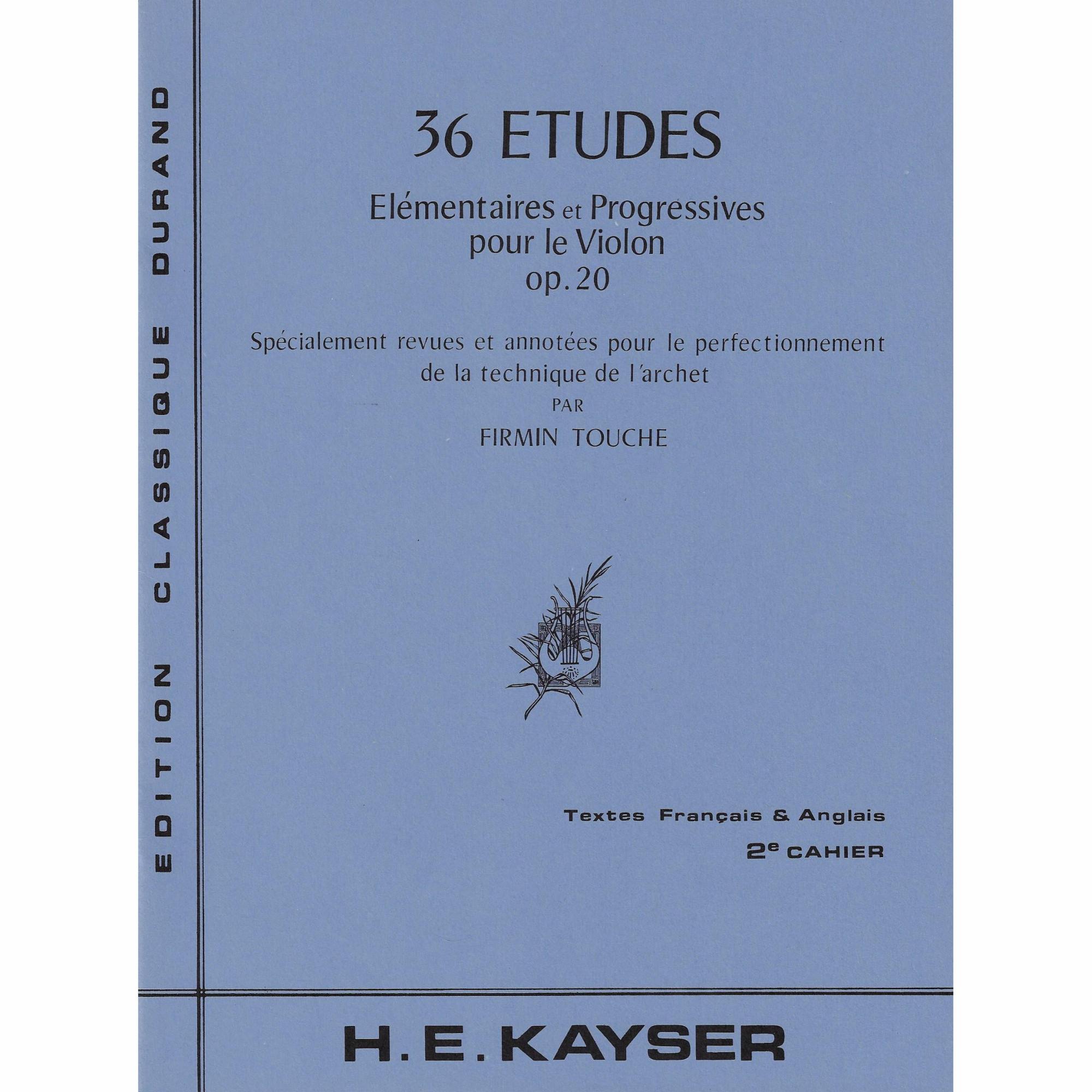 Kayser -- 36 Etudes, Op. 20, Book 1-3 for Violin
