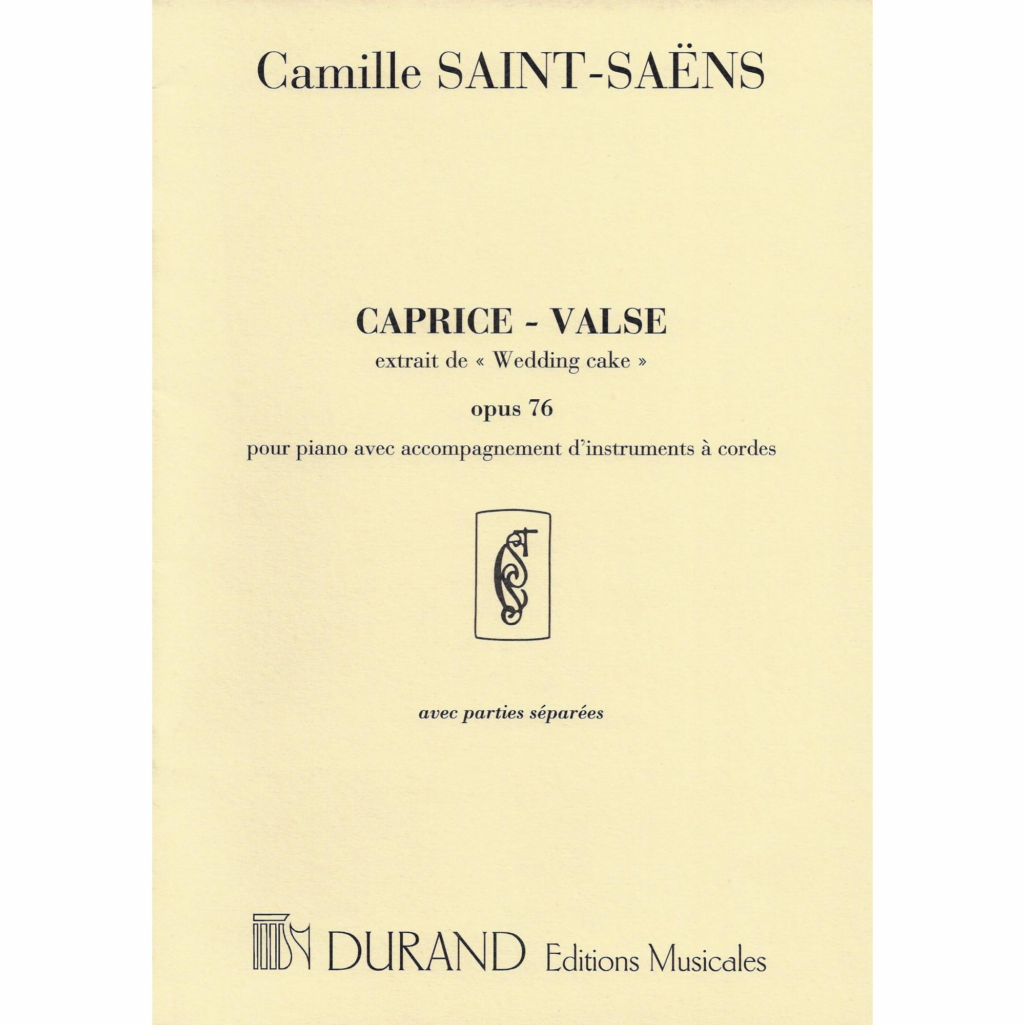 Saint-Saens -- Wedding Cake Caprice-Waltz, Op. 76 for Piano Sextet
