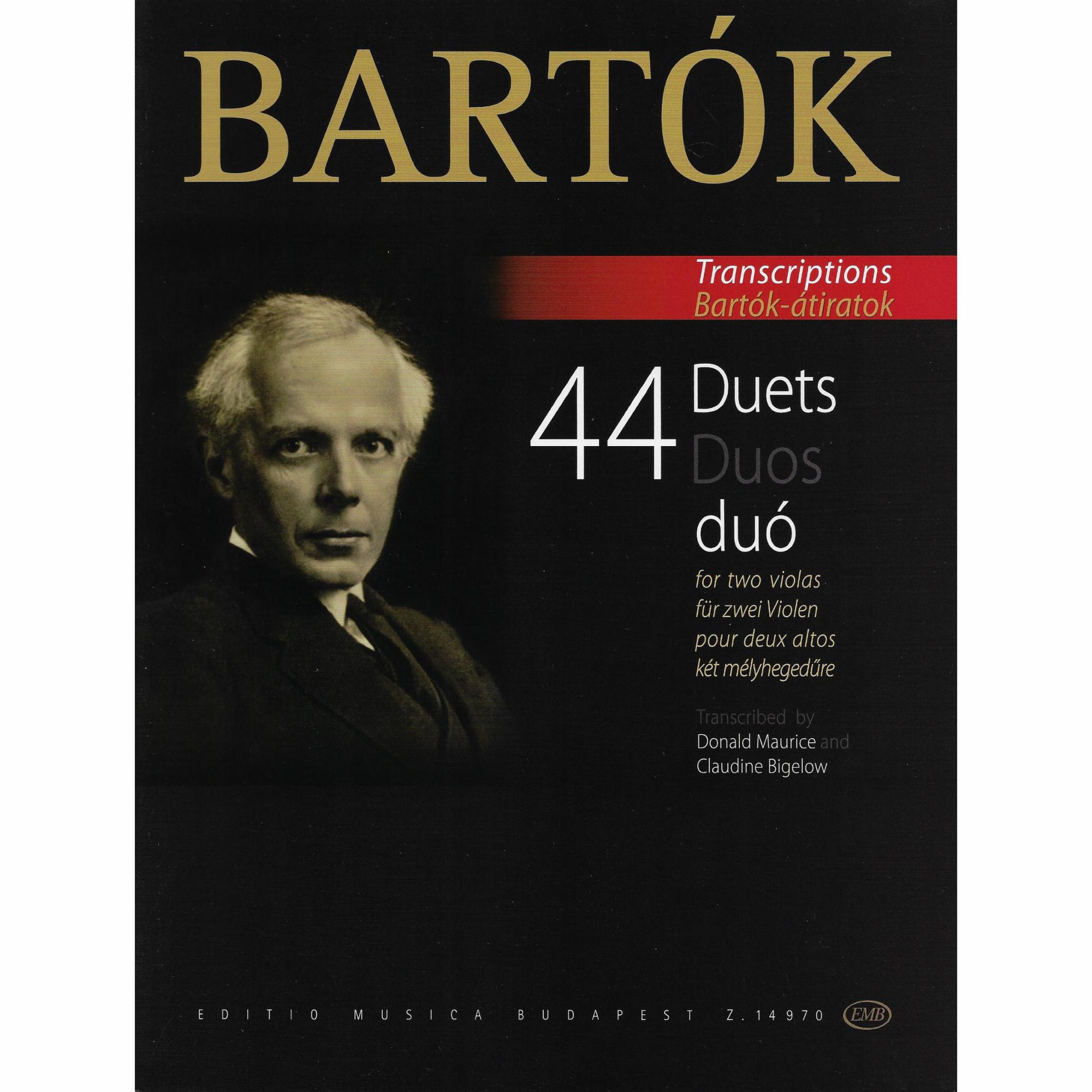 Bartok -- 44 Duets for Two Violas