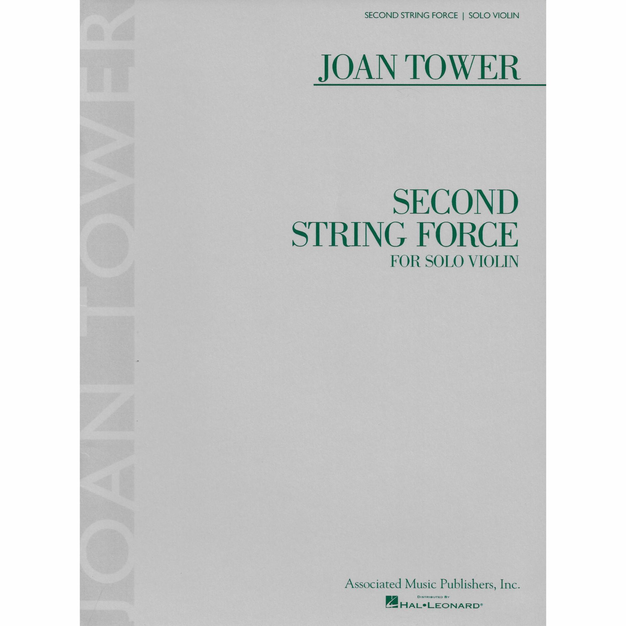Tower -- Second String Force for Solo Violin