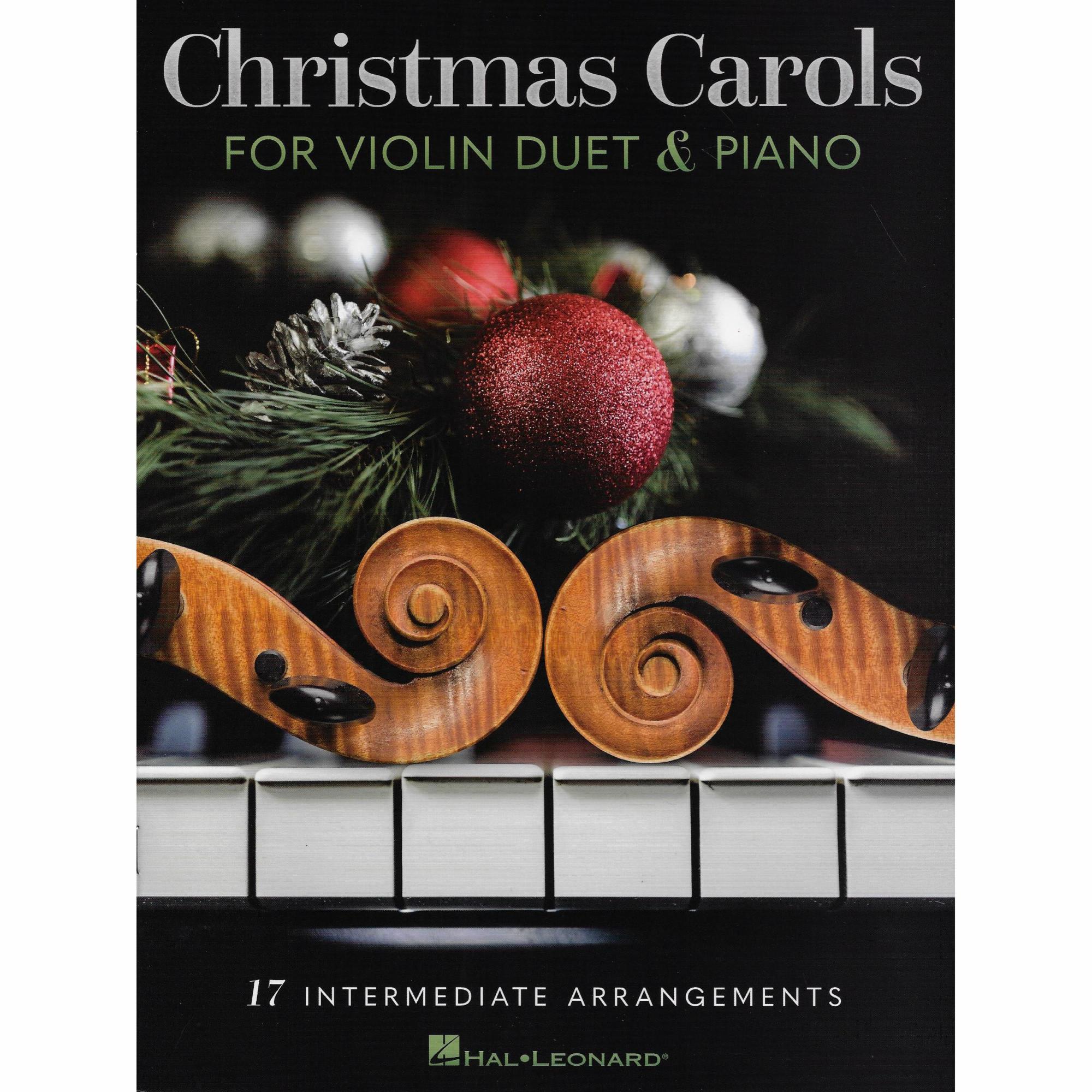 Christmas Carols for Two Violins and Piano