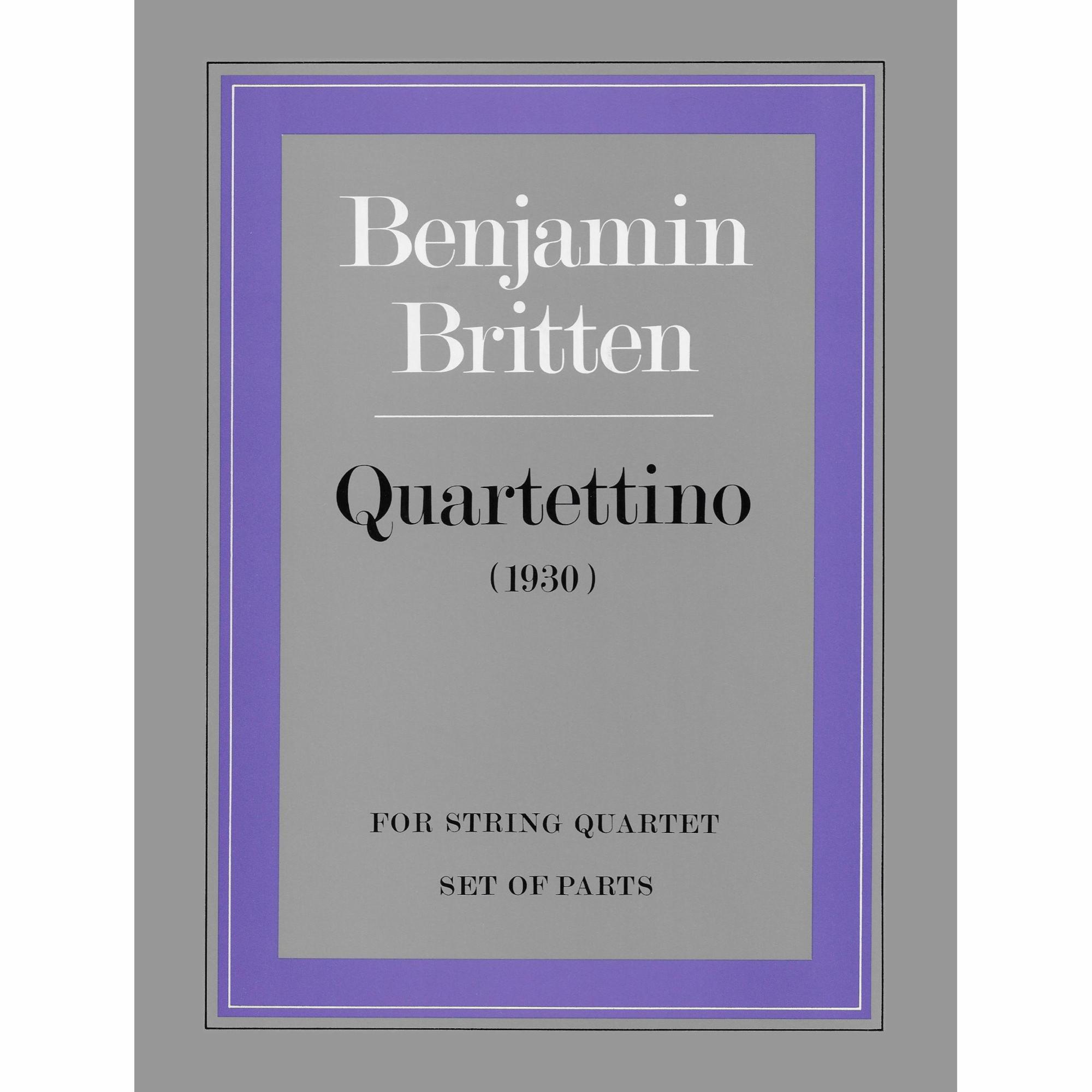 Britten -- Quartettino for String Quartet
