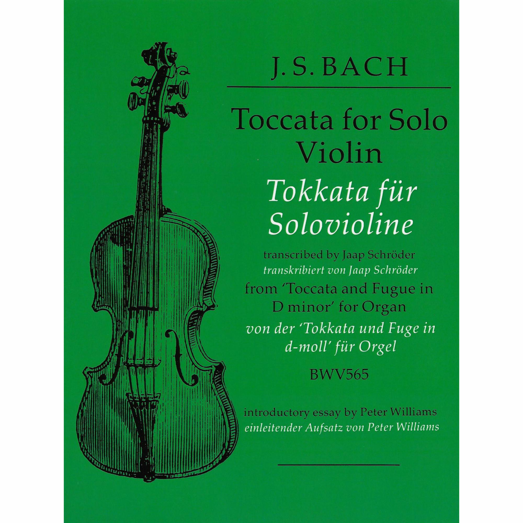 Bach -- Toccata, from BWV 565 for Solo Violin