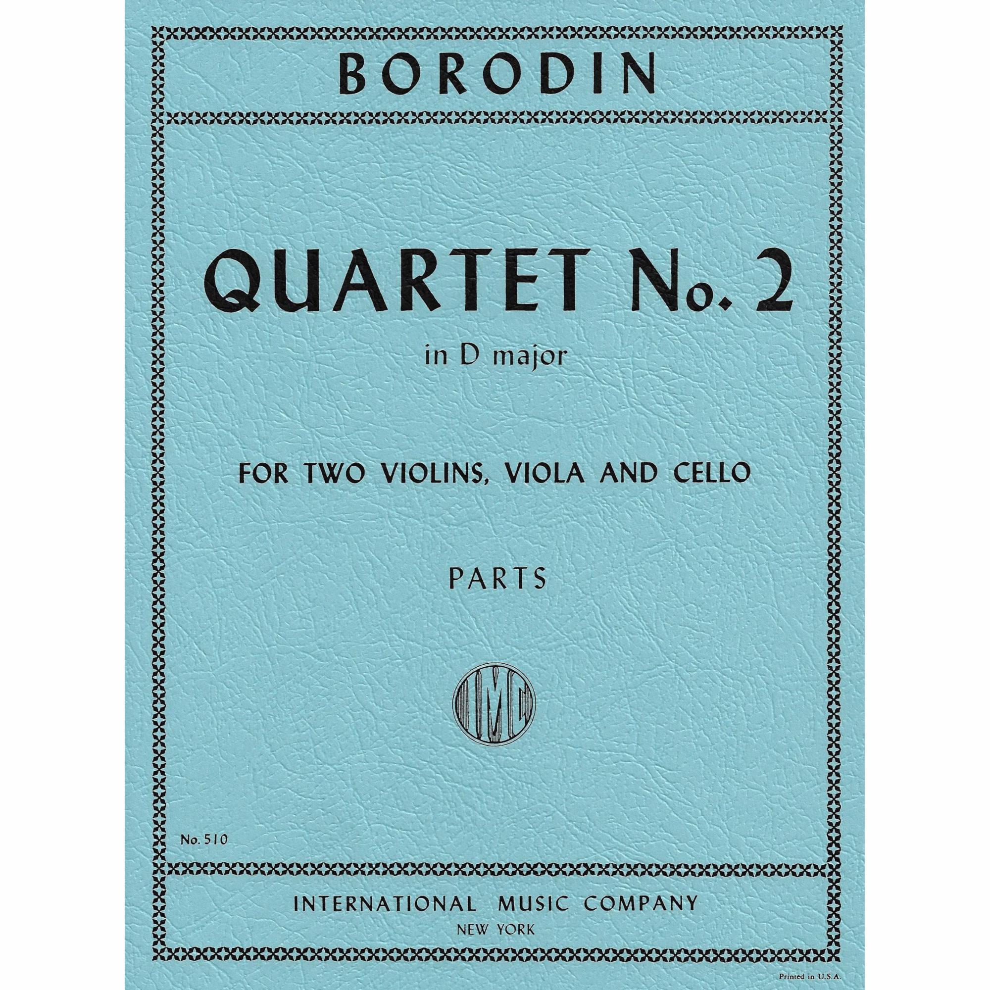 Borodin -- String Quartet No. 2 in D Major
