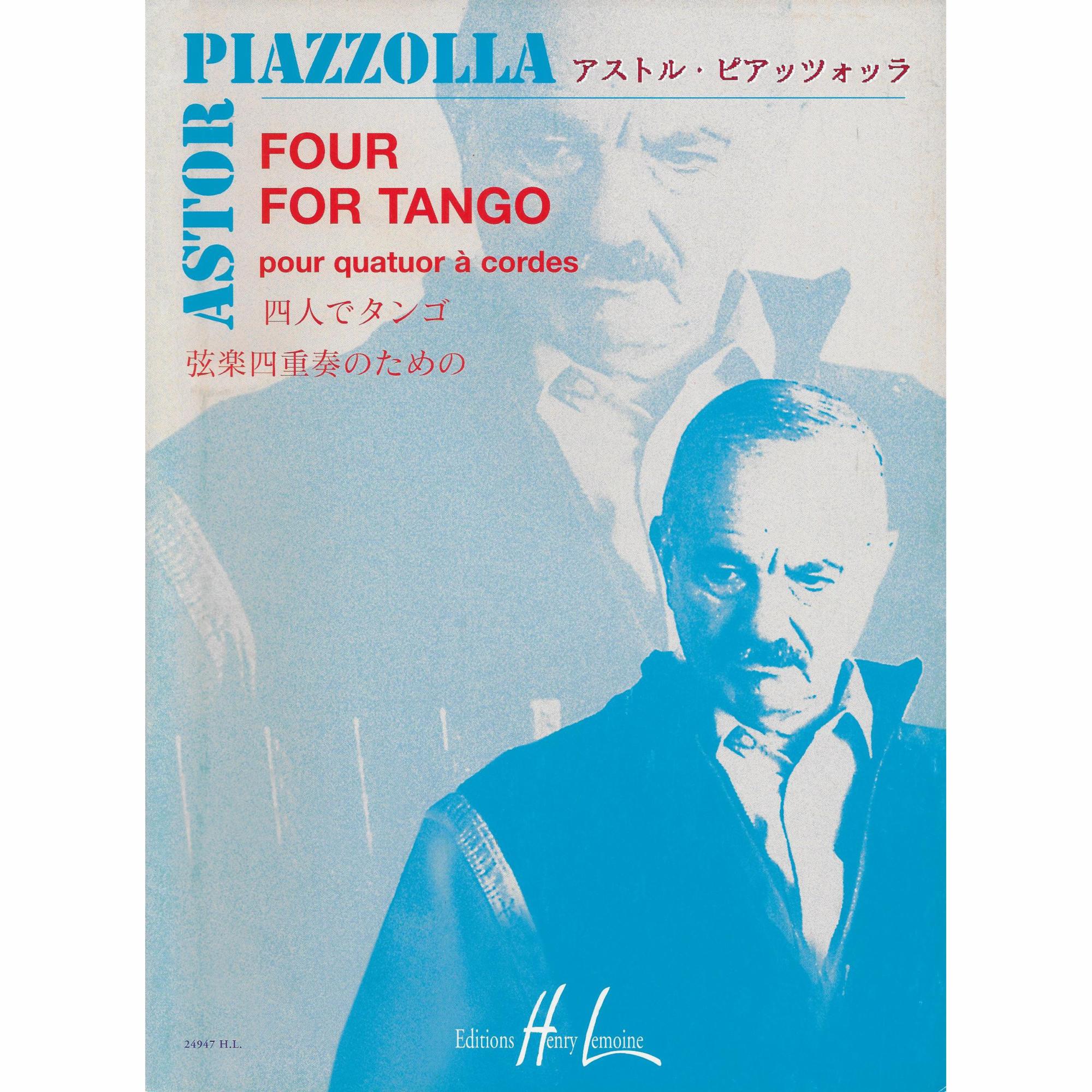 Piazzolla -- Four, for Tango for String Quartet