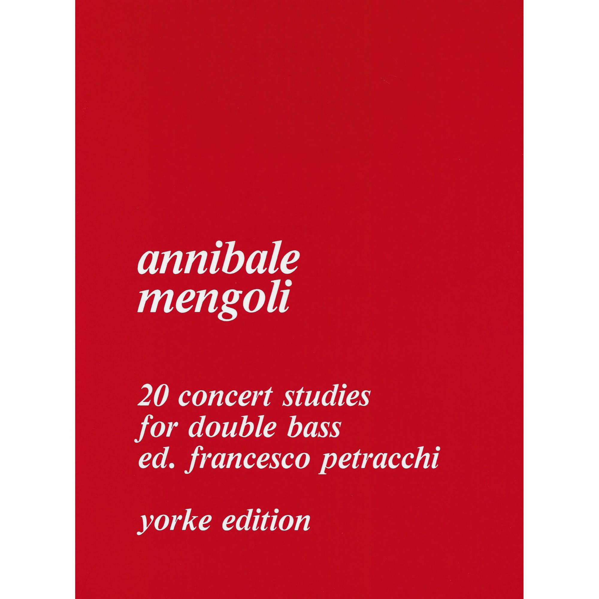Mengoli -- 20 Concert Studies for Bass