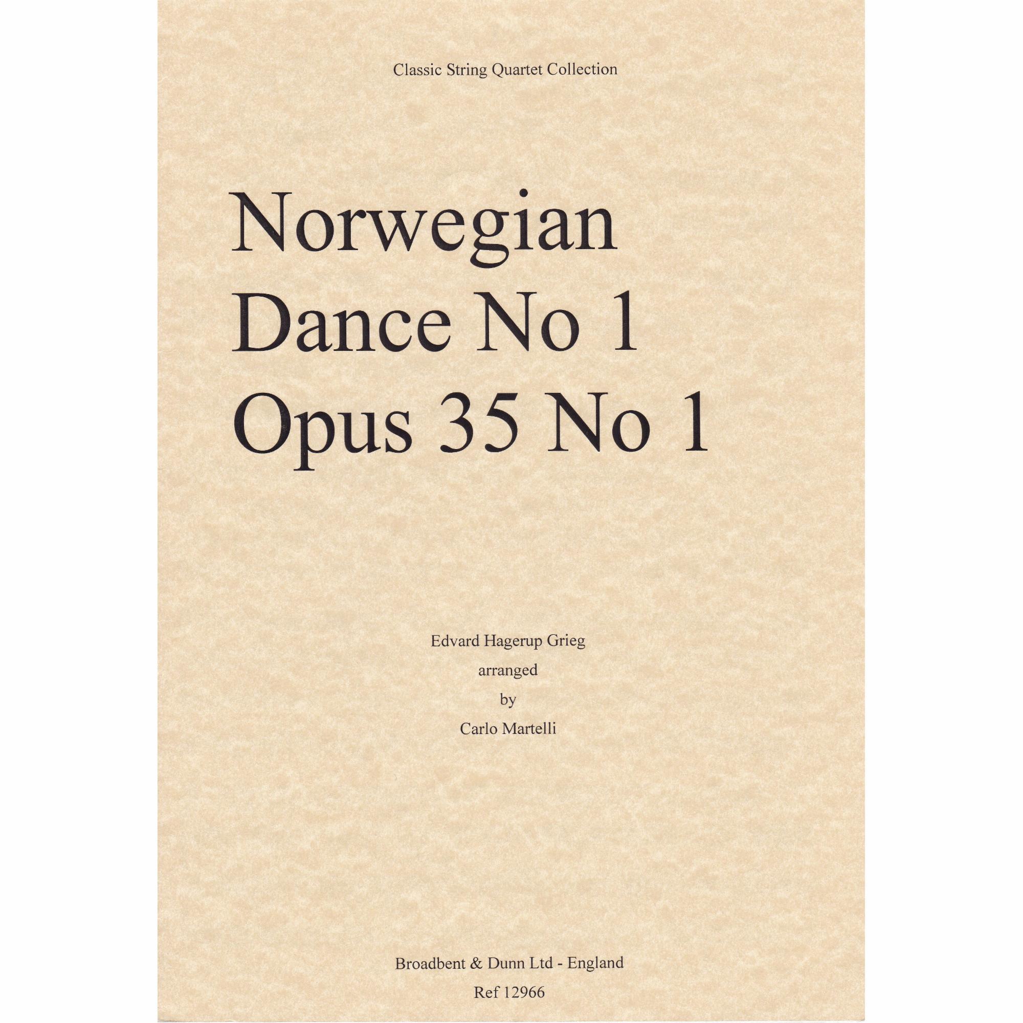 Norwegian Dance No. 1 Op. 35 for String Quartet