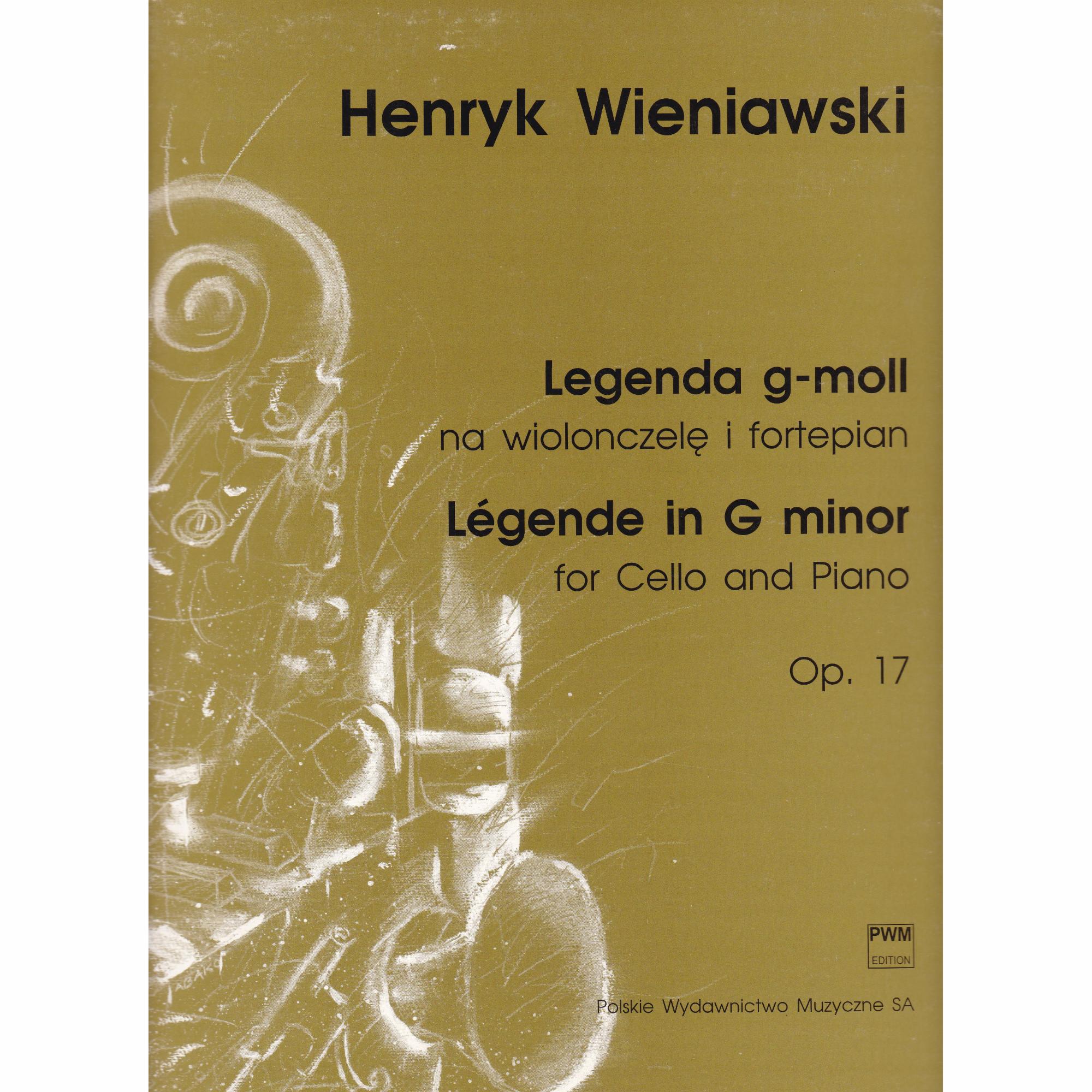 Legende in G Minor for Cello and Piano, Op. 17