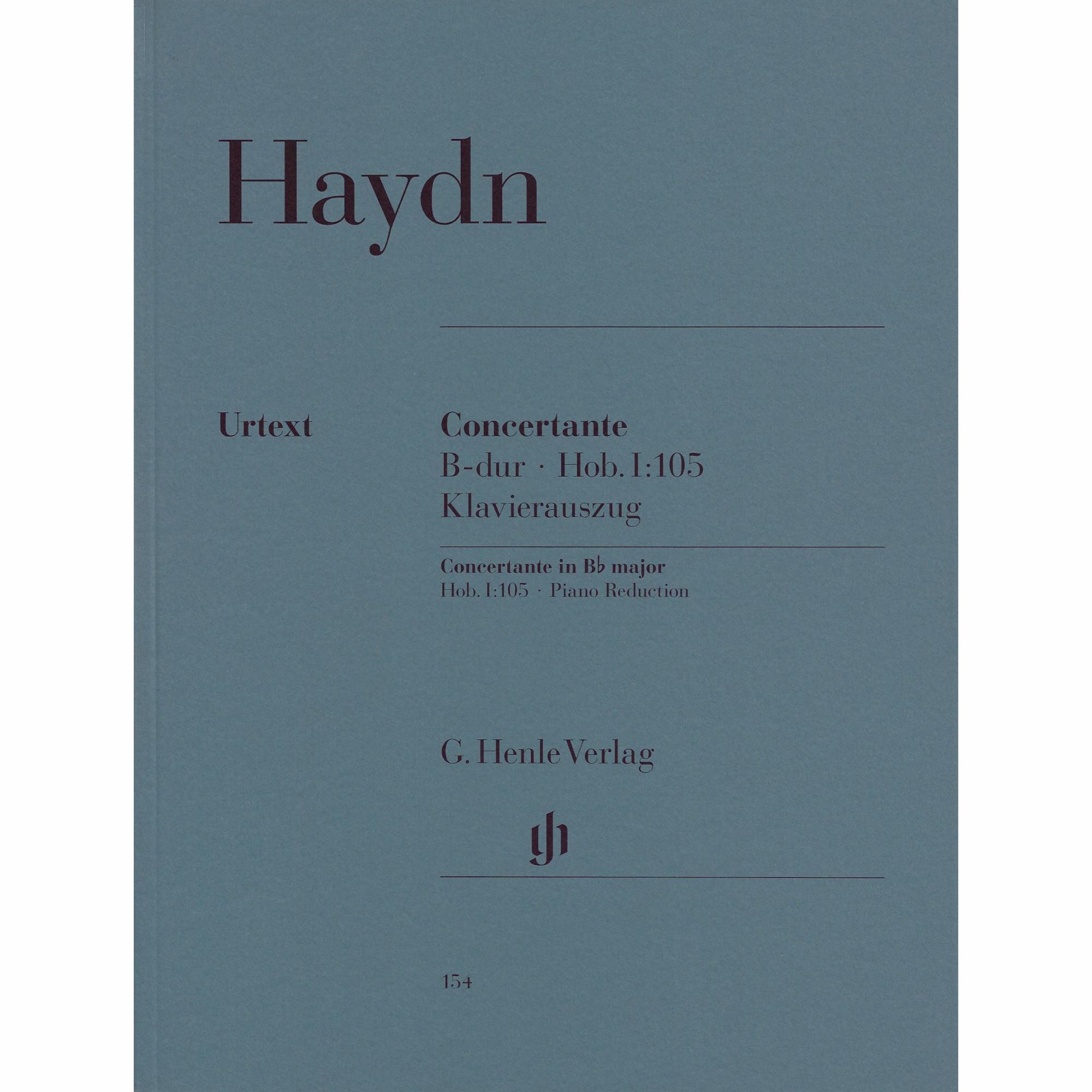 Haydn -- Concertante in B-flat Major, Hob. I:105 for Oboe, Bassoon, Violin, Cello, and Piano
