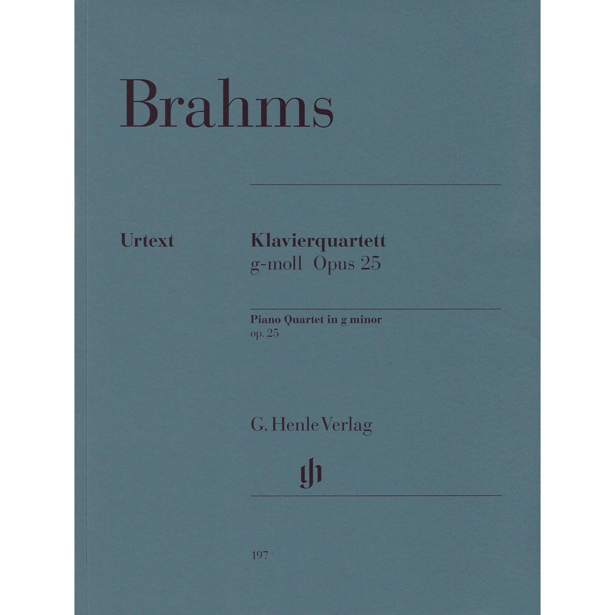 Brahms -- Piano Quartet in G Minor, Op. 25
