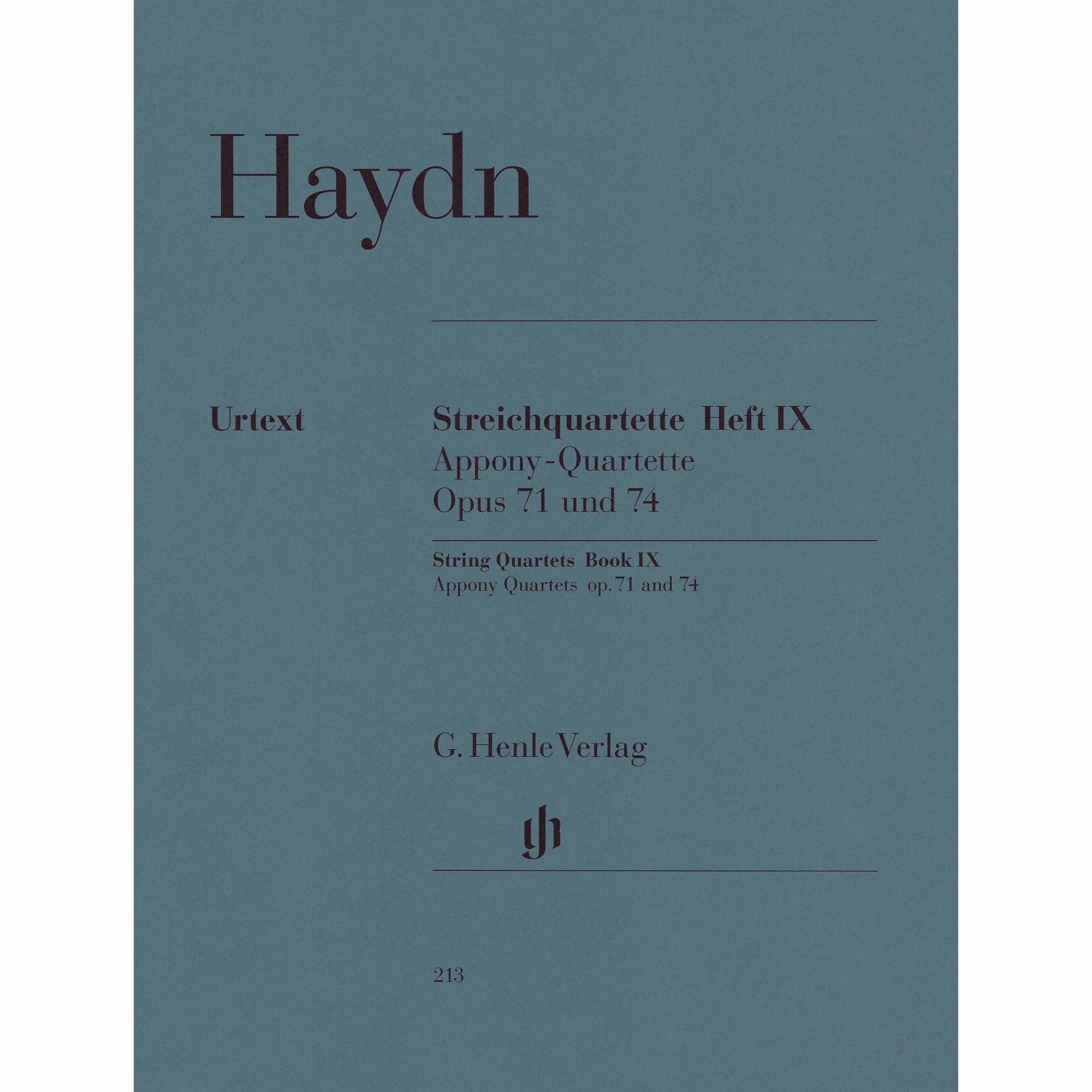 Haydn -- String Quartets, Book IX