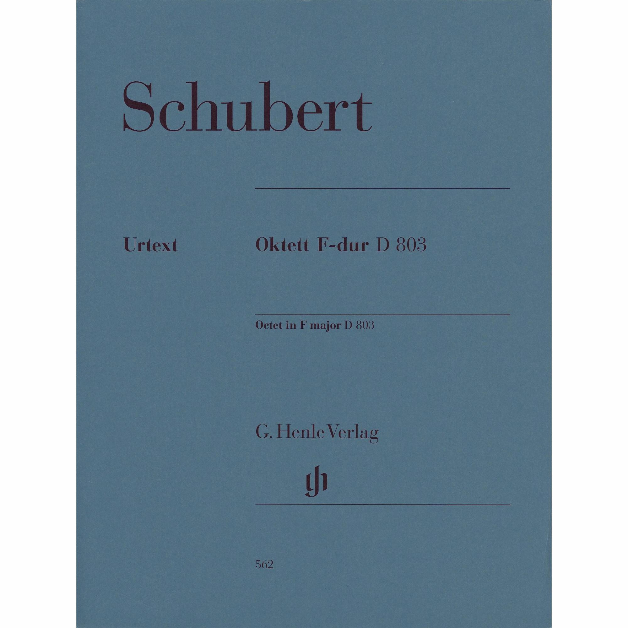 Schubert -- Octet in F Major, D. 803