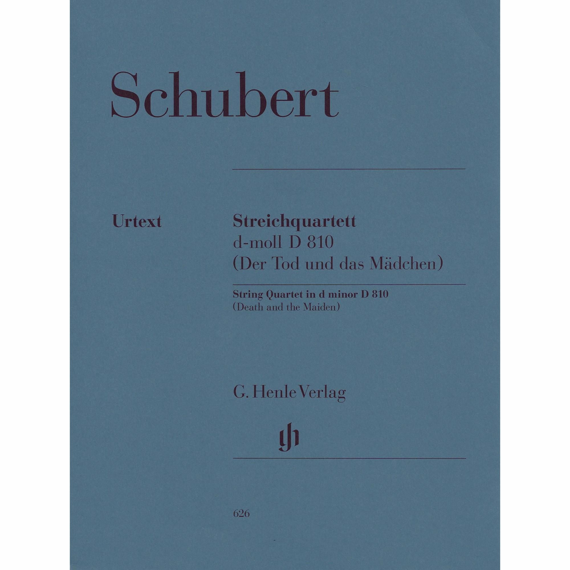 Schubert -- String Quartet in D Minor, D. 810 (Death and the Maiden)