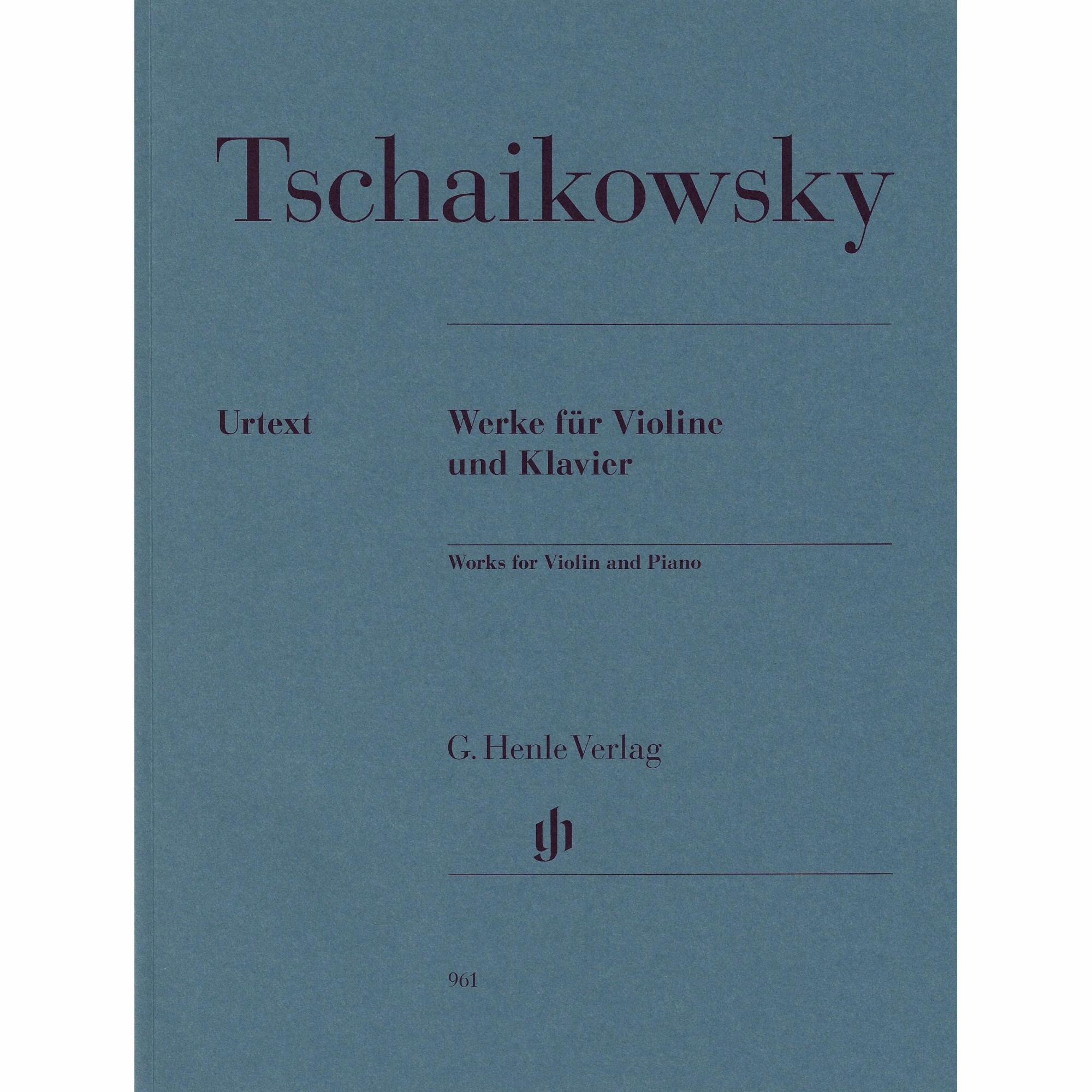 Tchaikovsky -- Works for Violin and Piano