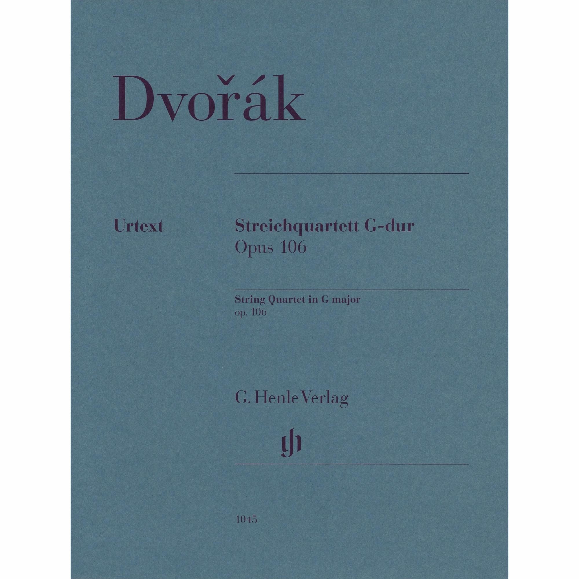 Dvorak -- String Quartet in G Major, Op. 106