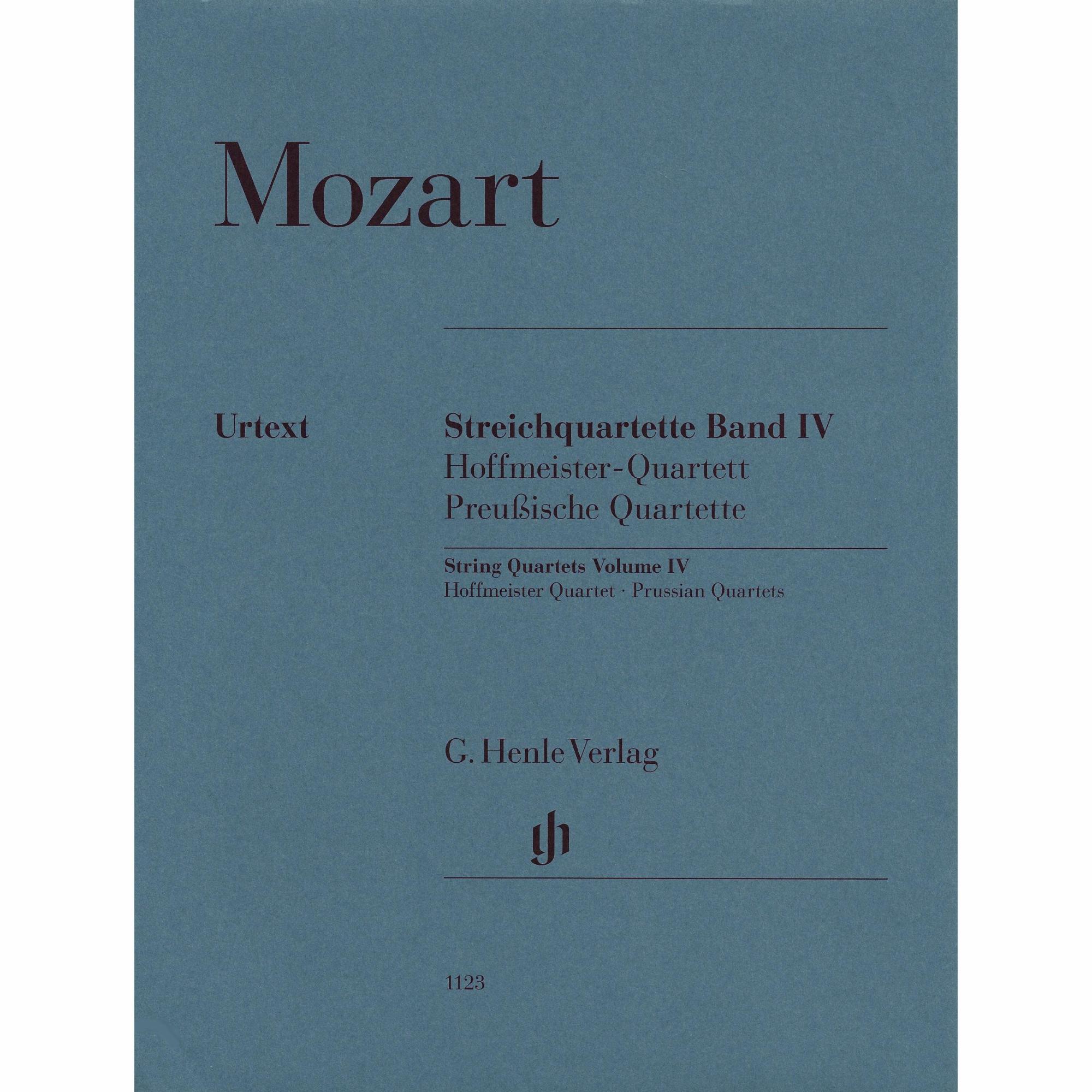 Mozart -- String Quartets, Volume IV