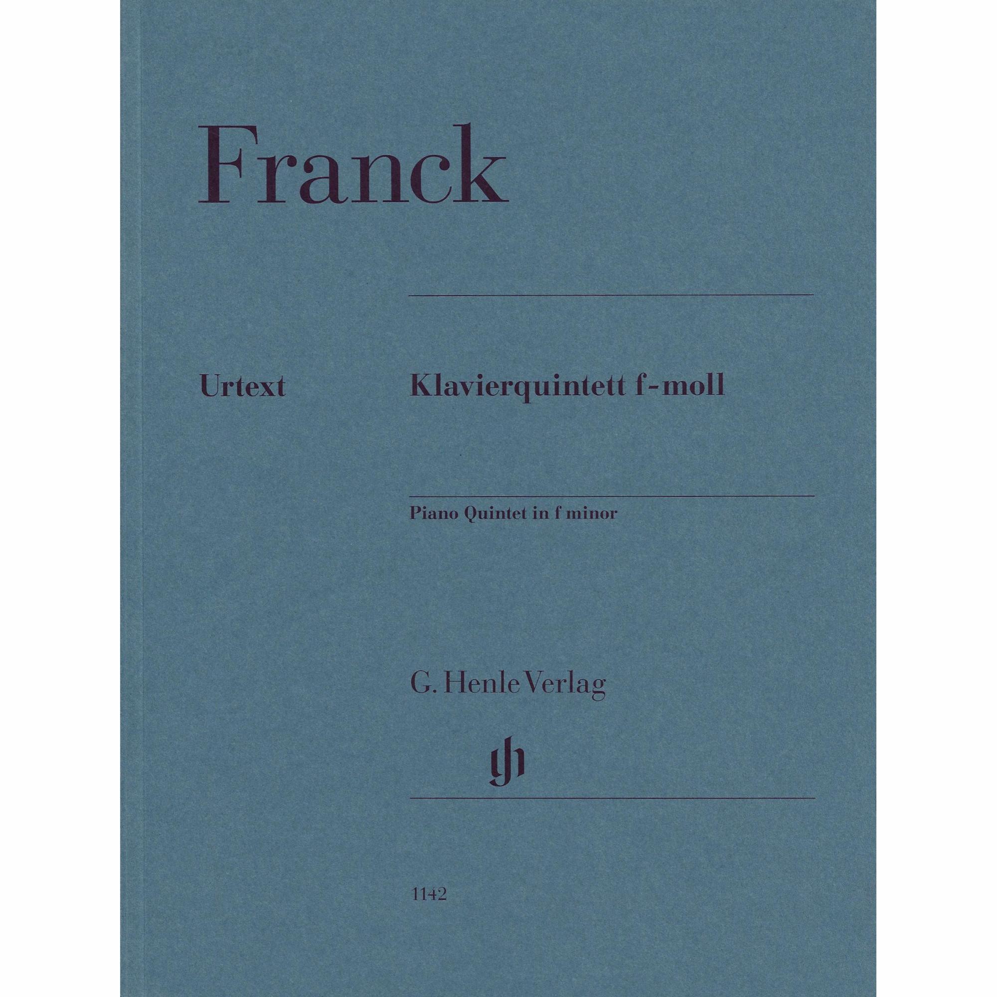 Franck -- Piano Quintet in F Minor