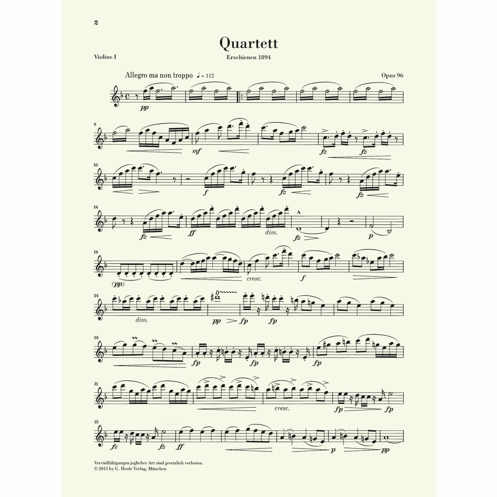 Sample: Violin I (Pg. 2)