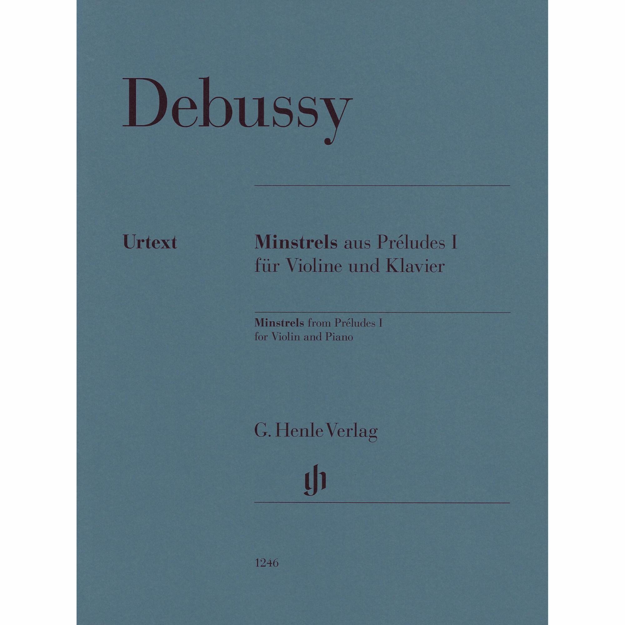 Debussy -- Minstrels, from Preludes I for Violin and Piano