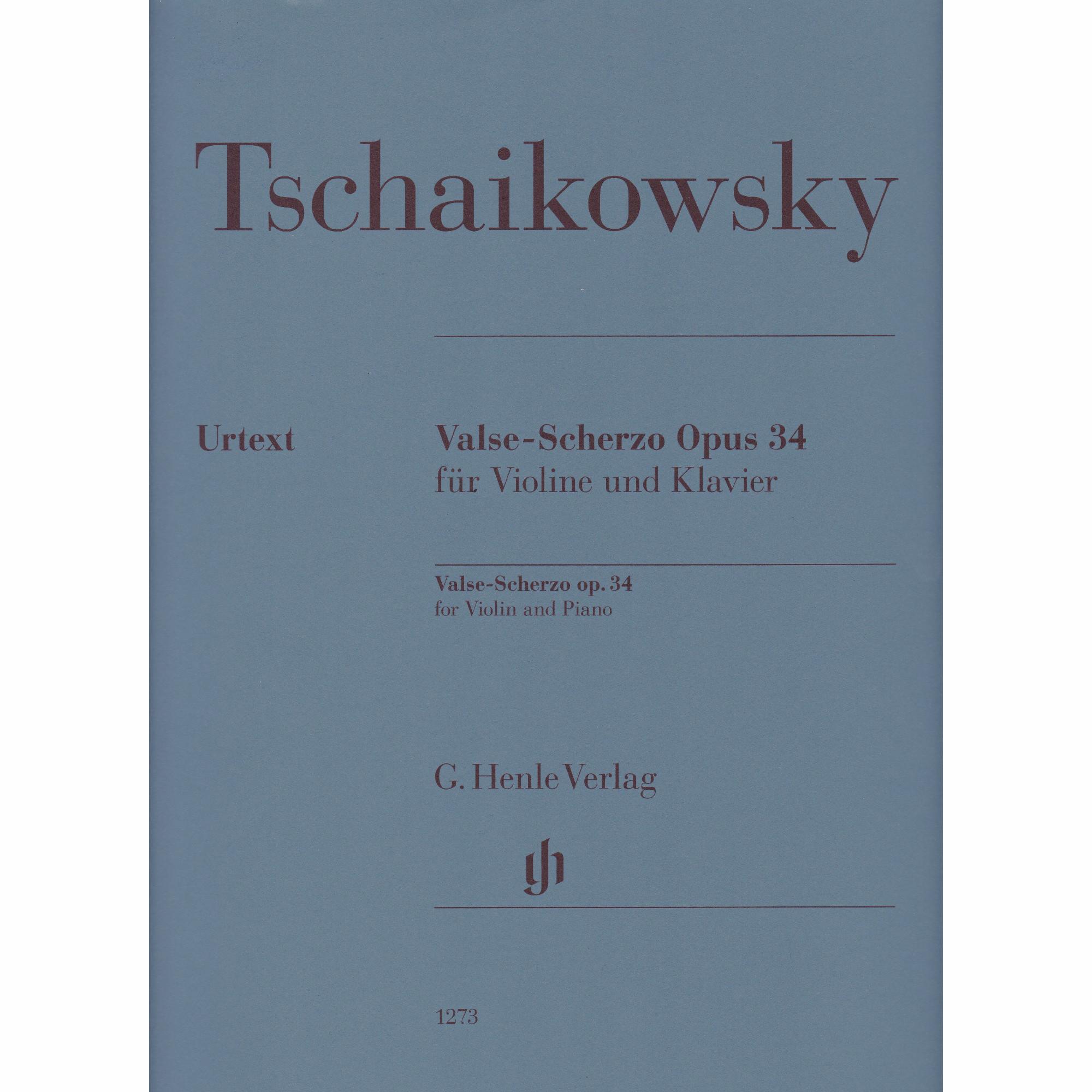 Valse-Scherzo in C Major for Violin and Piano, Op. 34