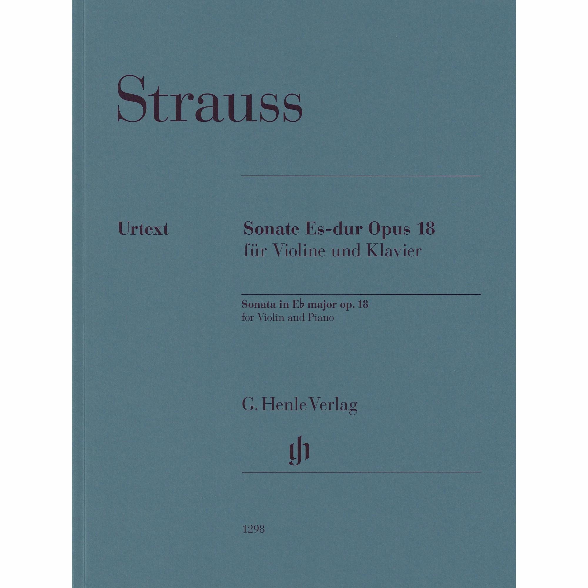 Strauss -- Violin Sonata in E-flat Major, Op. 18