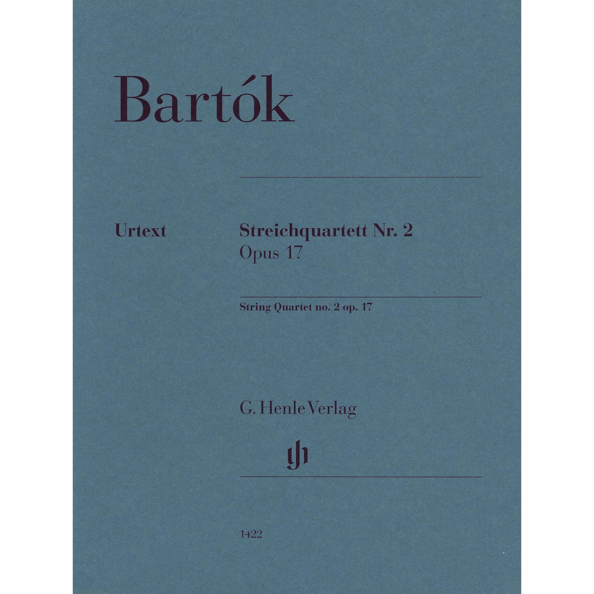 Bartok -- String Quartet No. 2, Op. 17