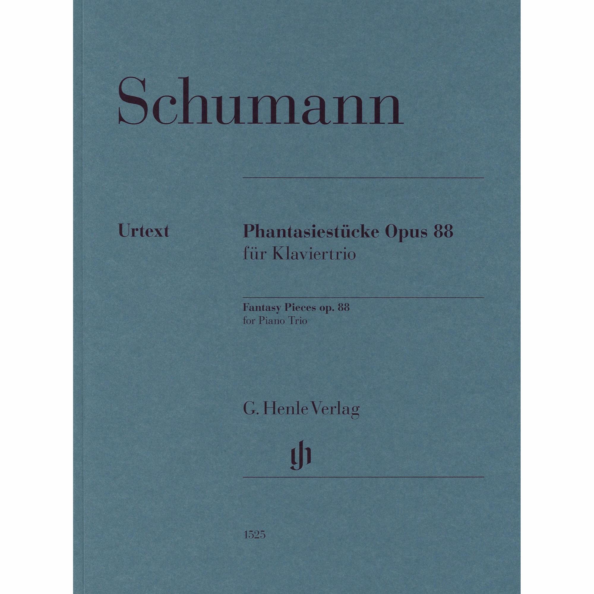 Schumann -- Fantasy Pieces, Op. 88 for Piano Trio