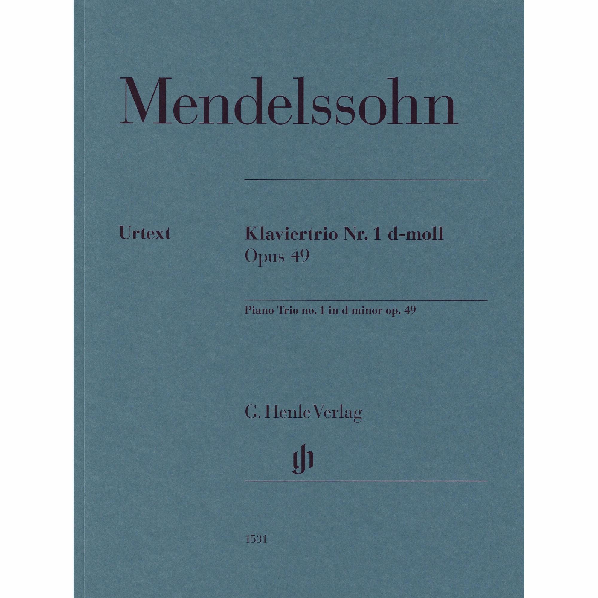 Mendelssohn -- Piano Trio No. 1 in D Minor, Op. 49