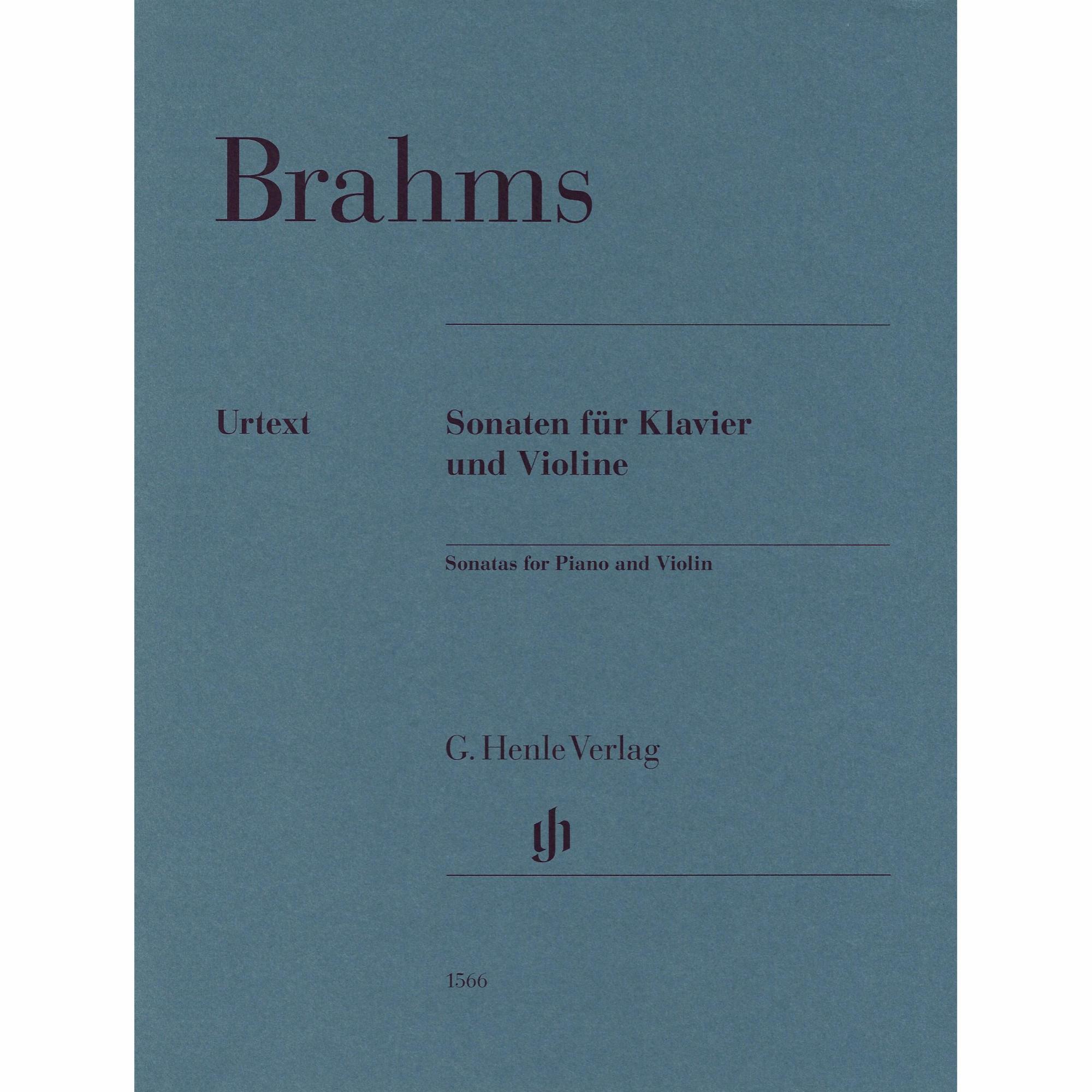 Brahms -- Sonatas for Violin and Piano
