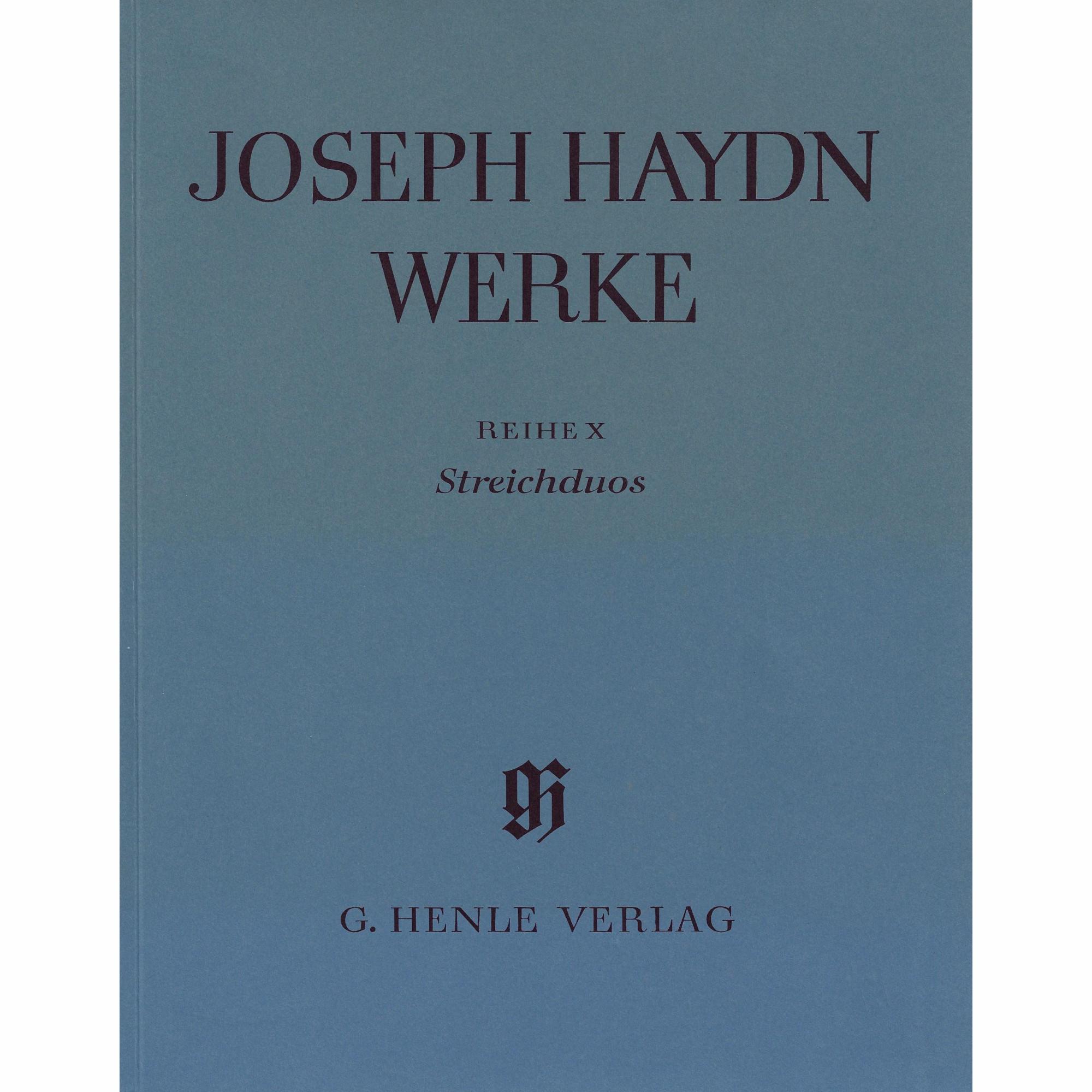 Haydn -- String Duos (Sonatas for Violin and Viola)