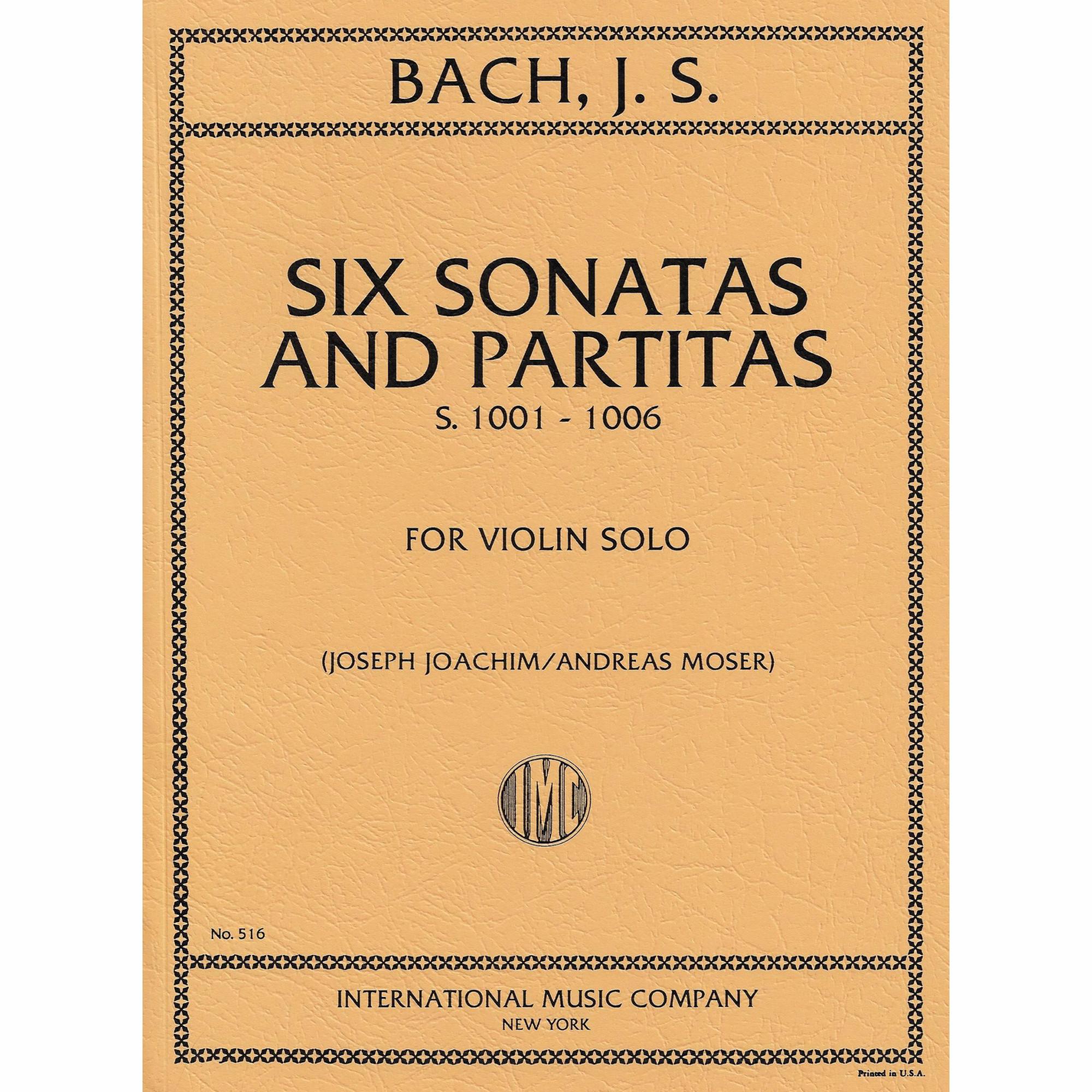 Bach -- Six Sonatas and Partitas, S. 1001-S. 1006 for Solo Violin