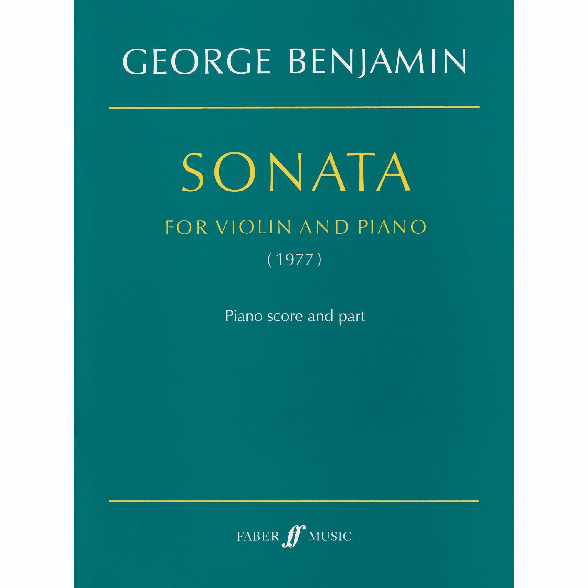 Benjamin -- Sonata (1977) for Violin and Piano
