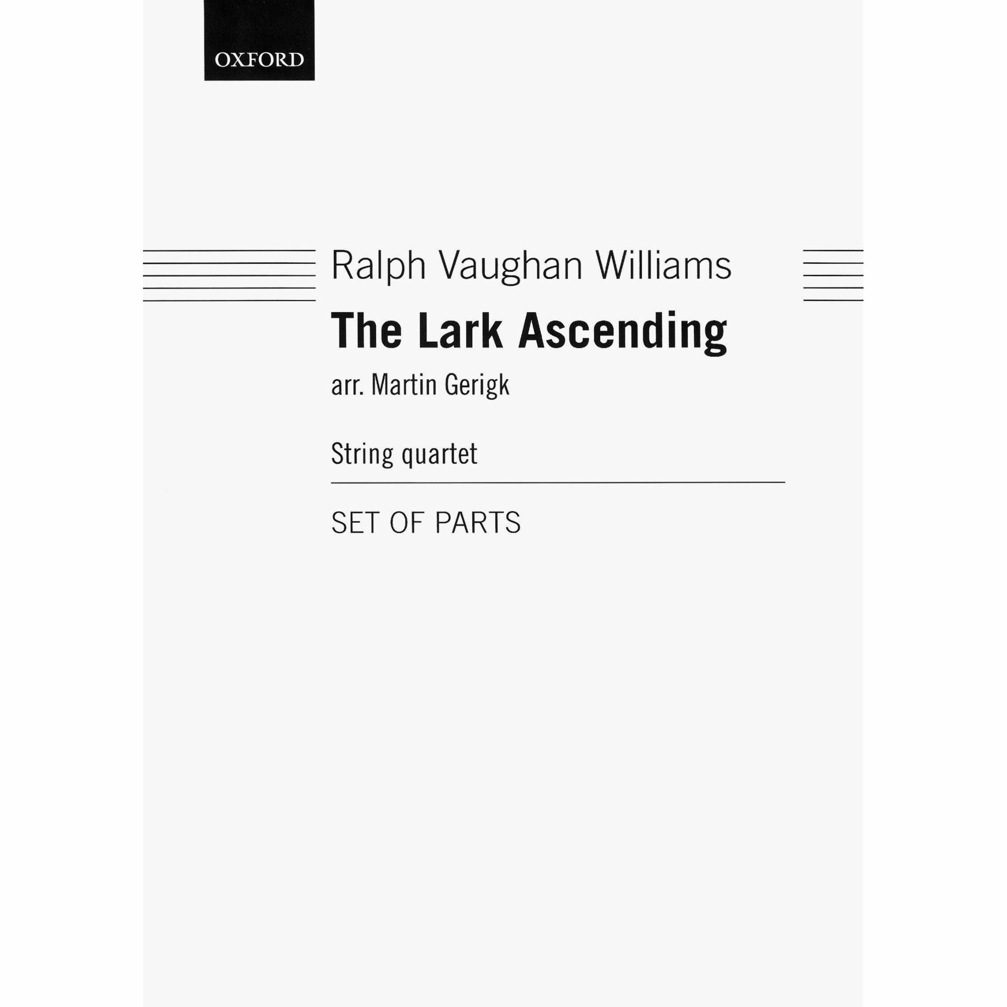Vaughan Williams - The Lark Ascending for String Quartet