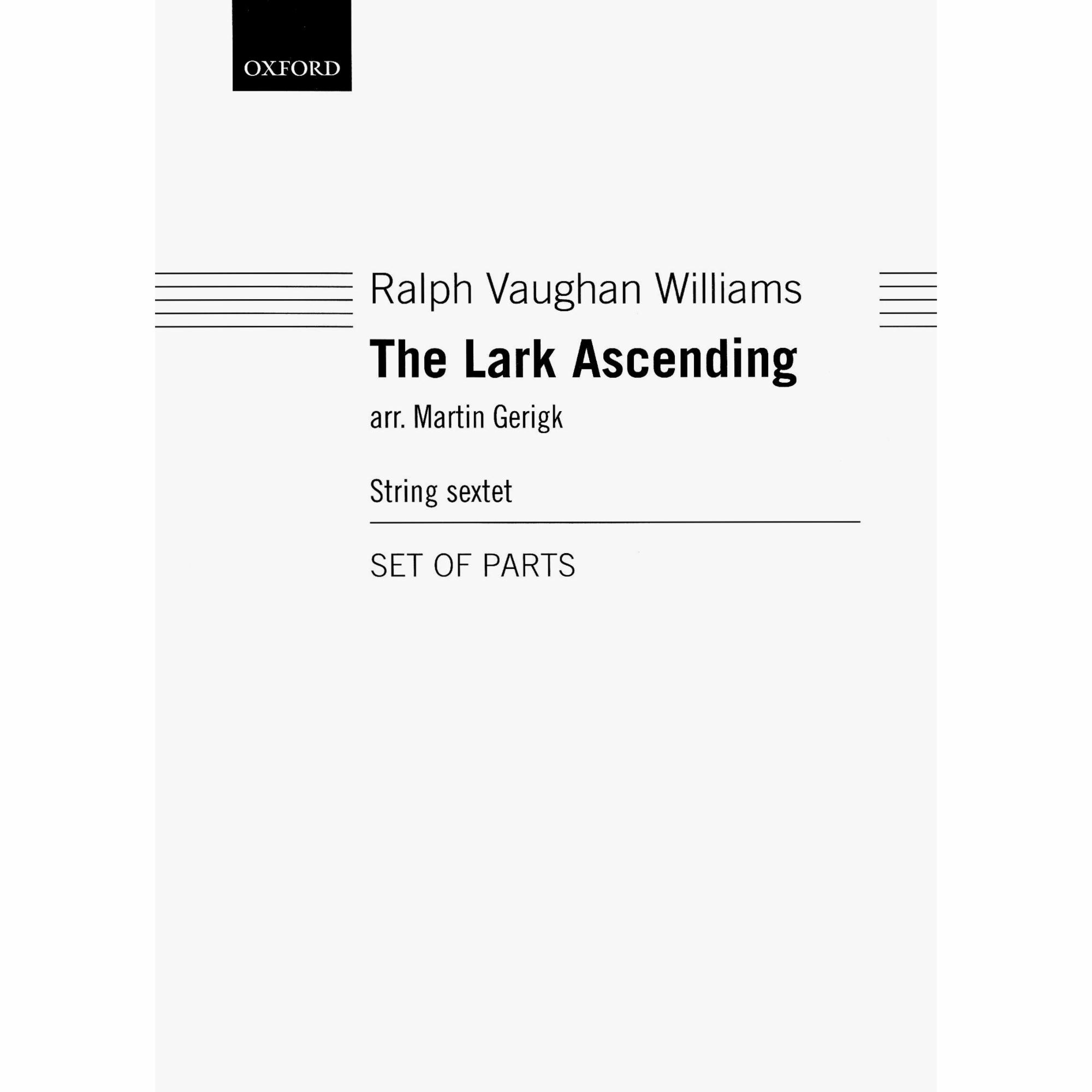 Vaughan Williams -- The Lark Ascending for String Sextet