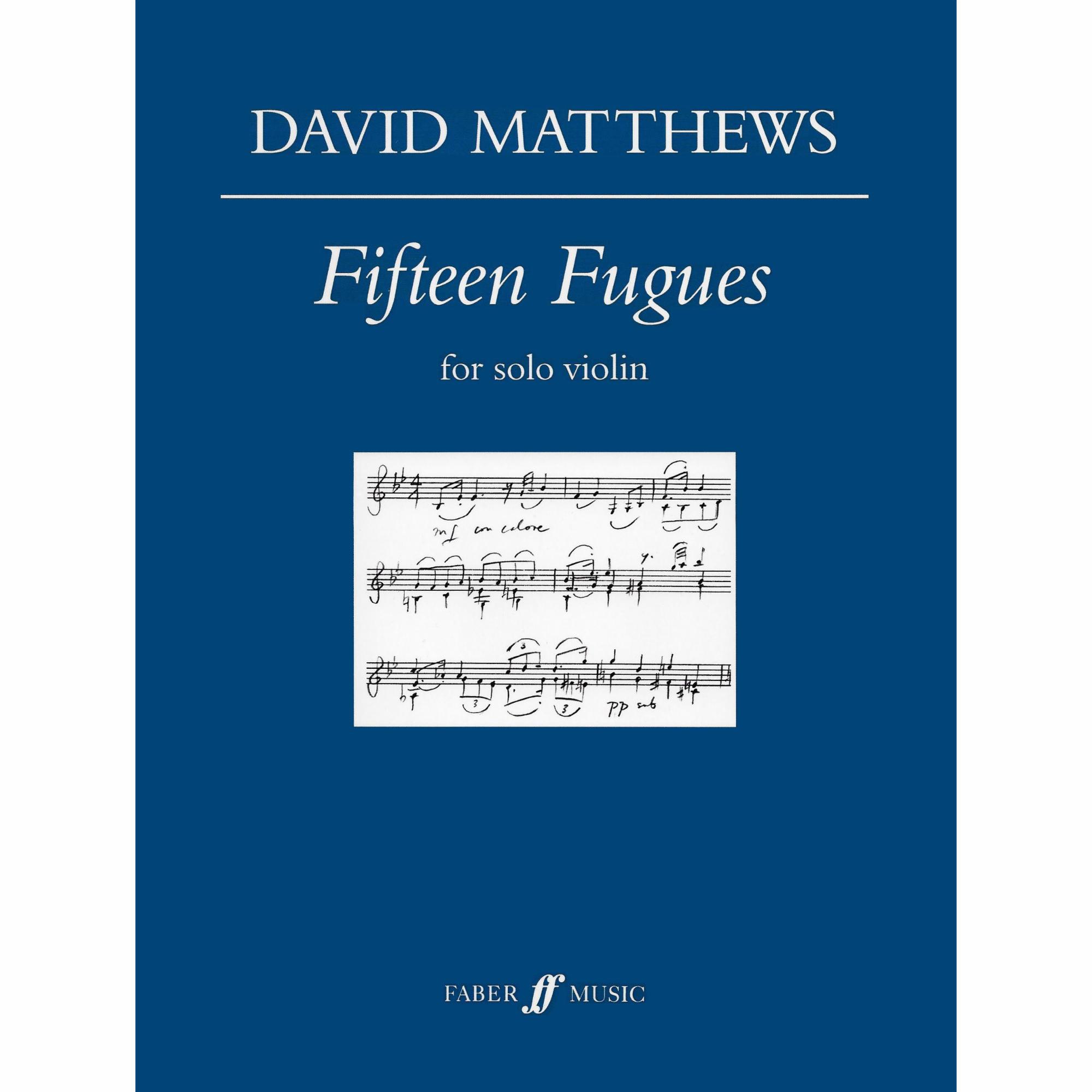 Matthews -- Fifteen Fugues for Solo Violin
