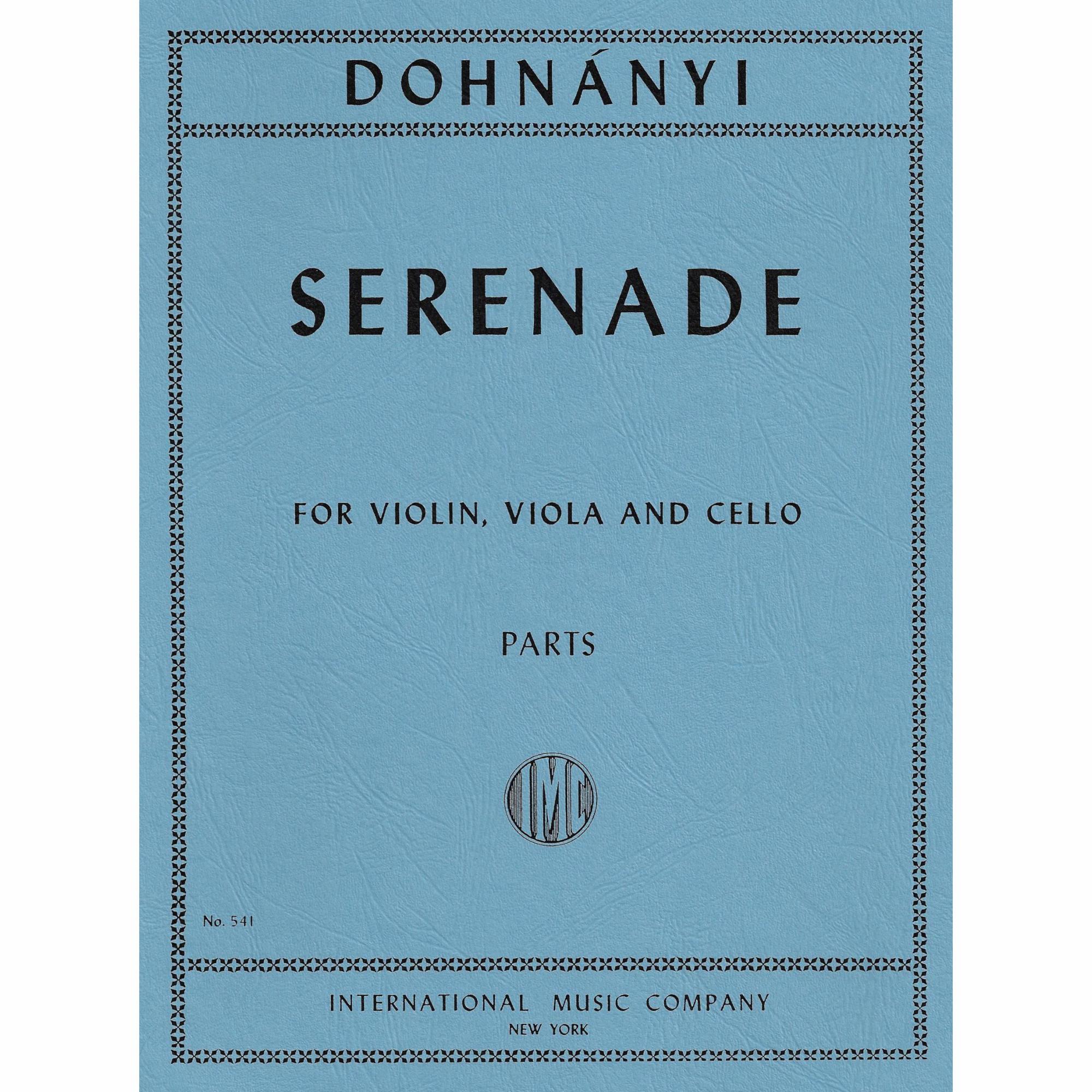 Dohnanyi -- Serenade in C Major, Op. 10 for Violin, Viola, and Cello