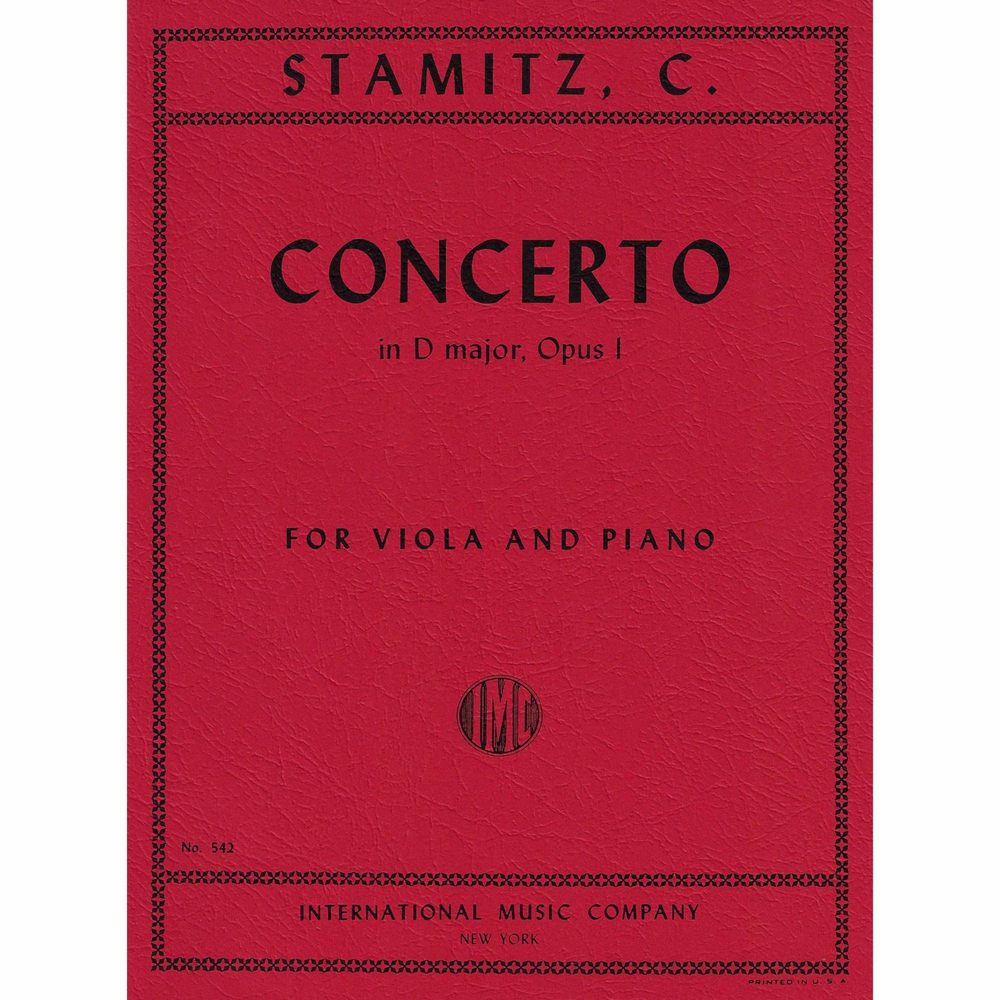 Viola Concerto in D Major, Op. 1