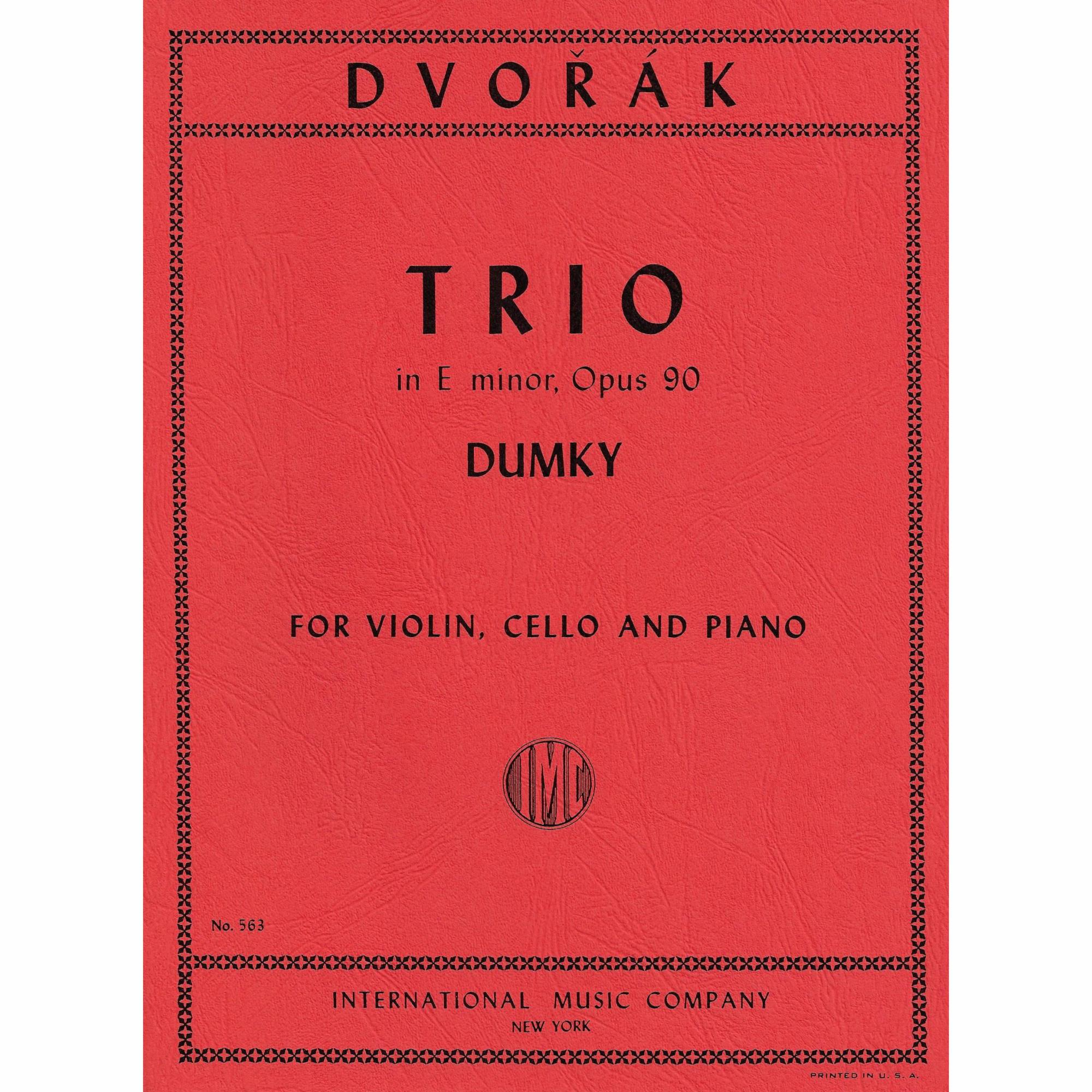 Dvorak -- Piano Trio in E Minor, Op. 90 (Dumky)