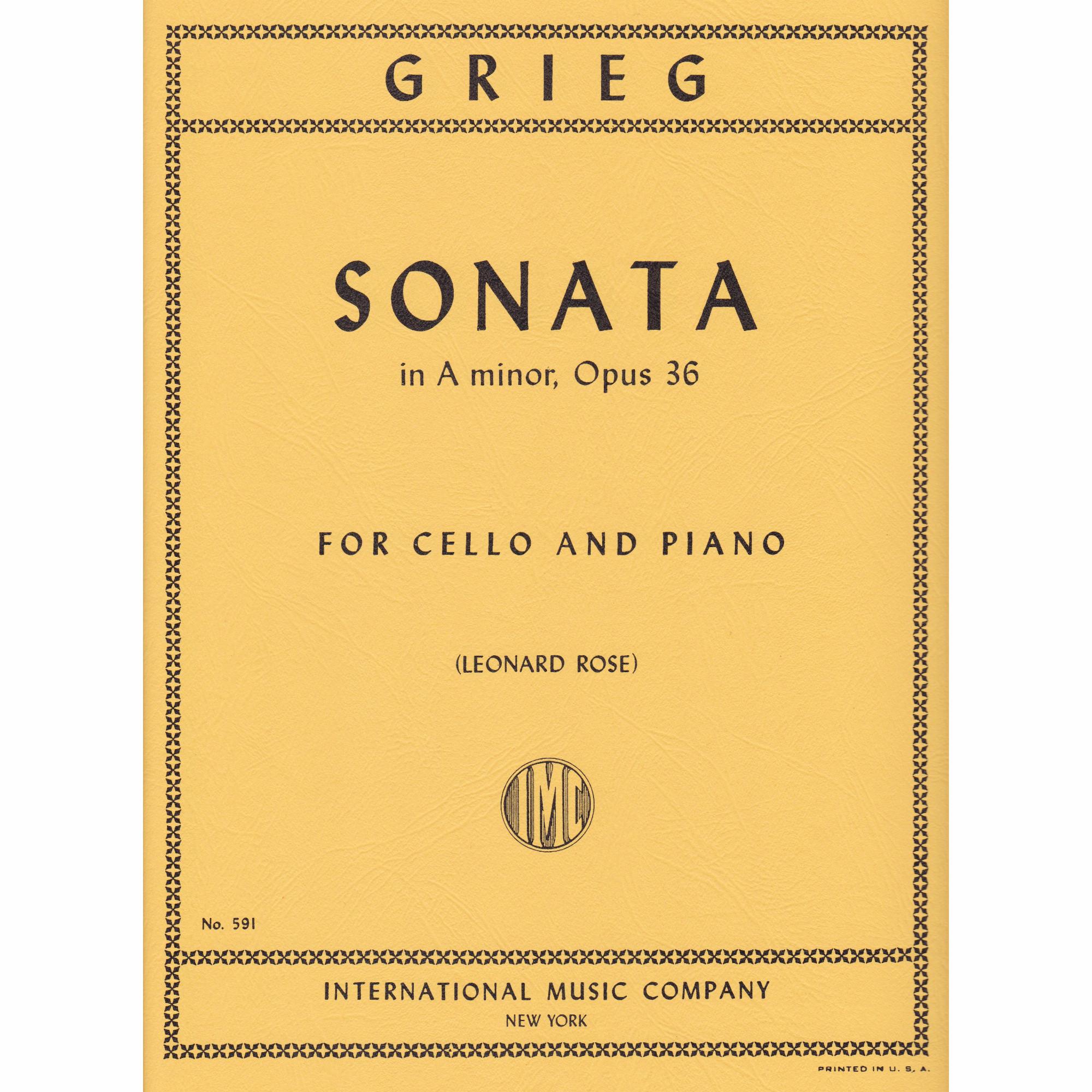 Cello Sonata in A Minor, Op. 36