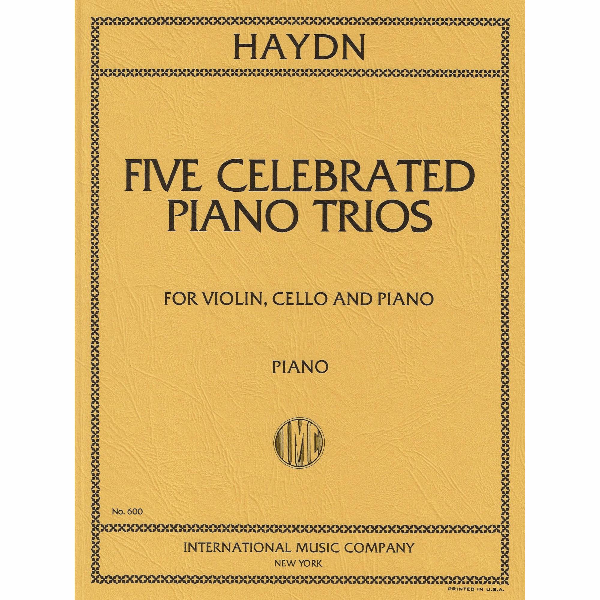 Haydn -- Five Celebrated Piano Trios